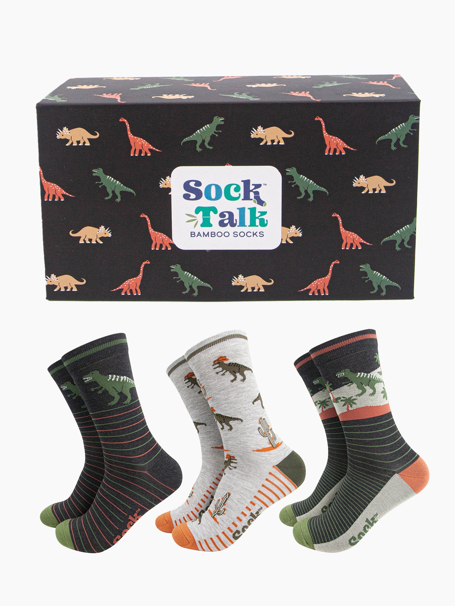 mens-bamboo-socks-gift-box-t-rex-dinosaurs-three-pairs-dino-socks