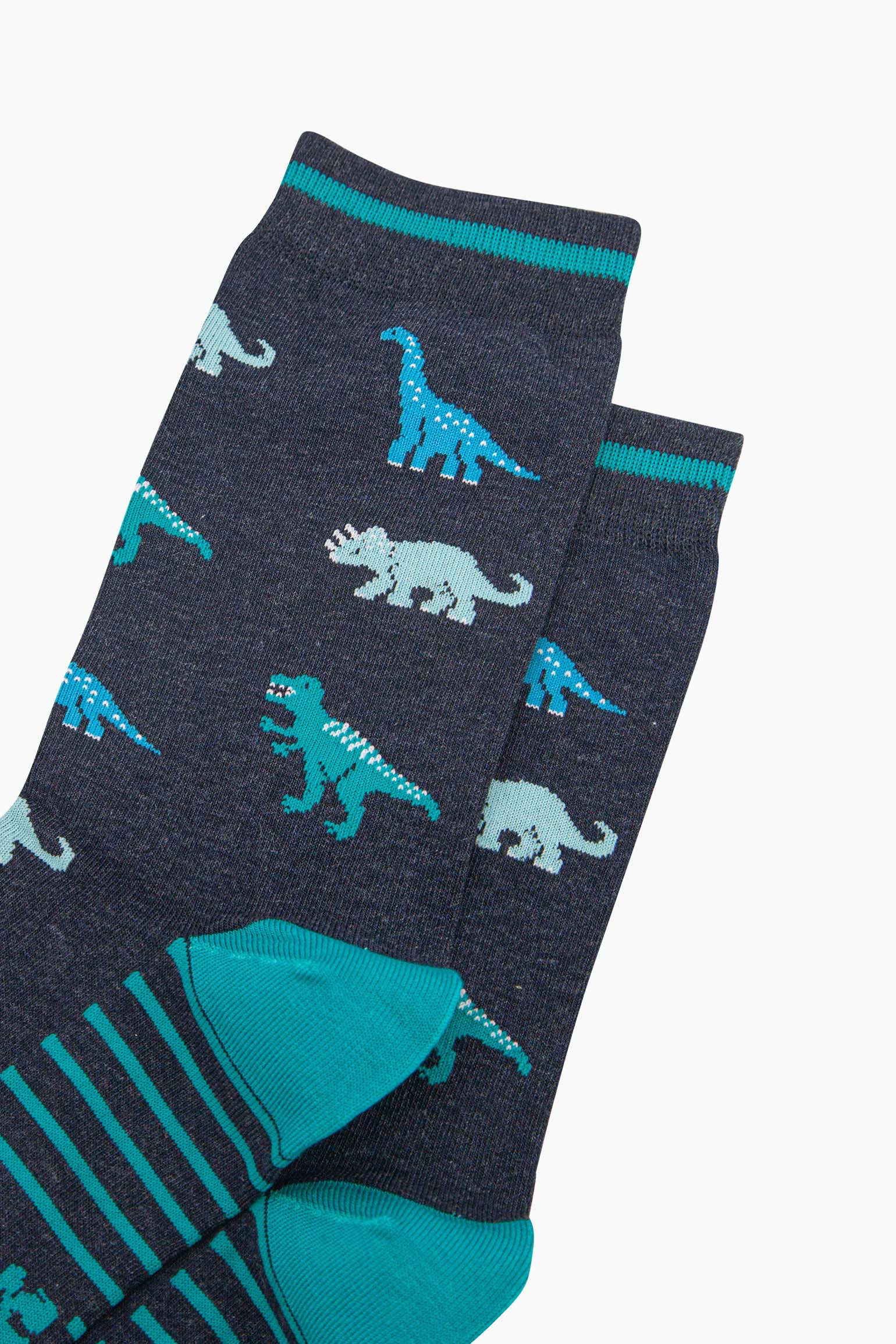 mens-bamboo-socks-navy-blue-dinosaurs-close-up-blue-dinos-trex-brontosaurus-triceratops