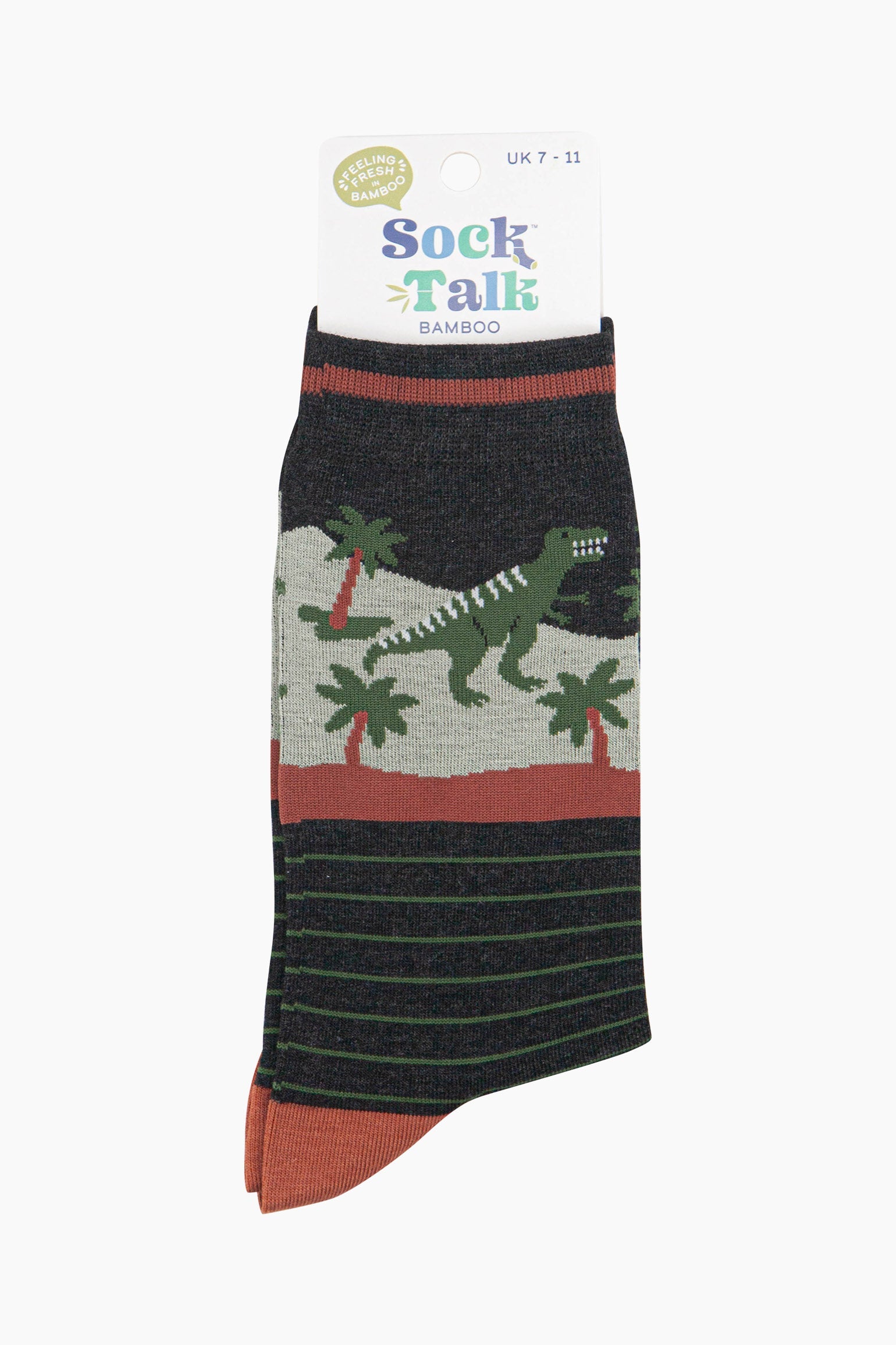 mens-bamboo-socks-black-green-t-rex-forest-in-sock-talk-packaging-uk-size-7-11