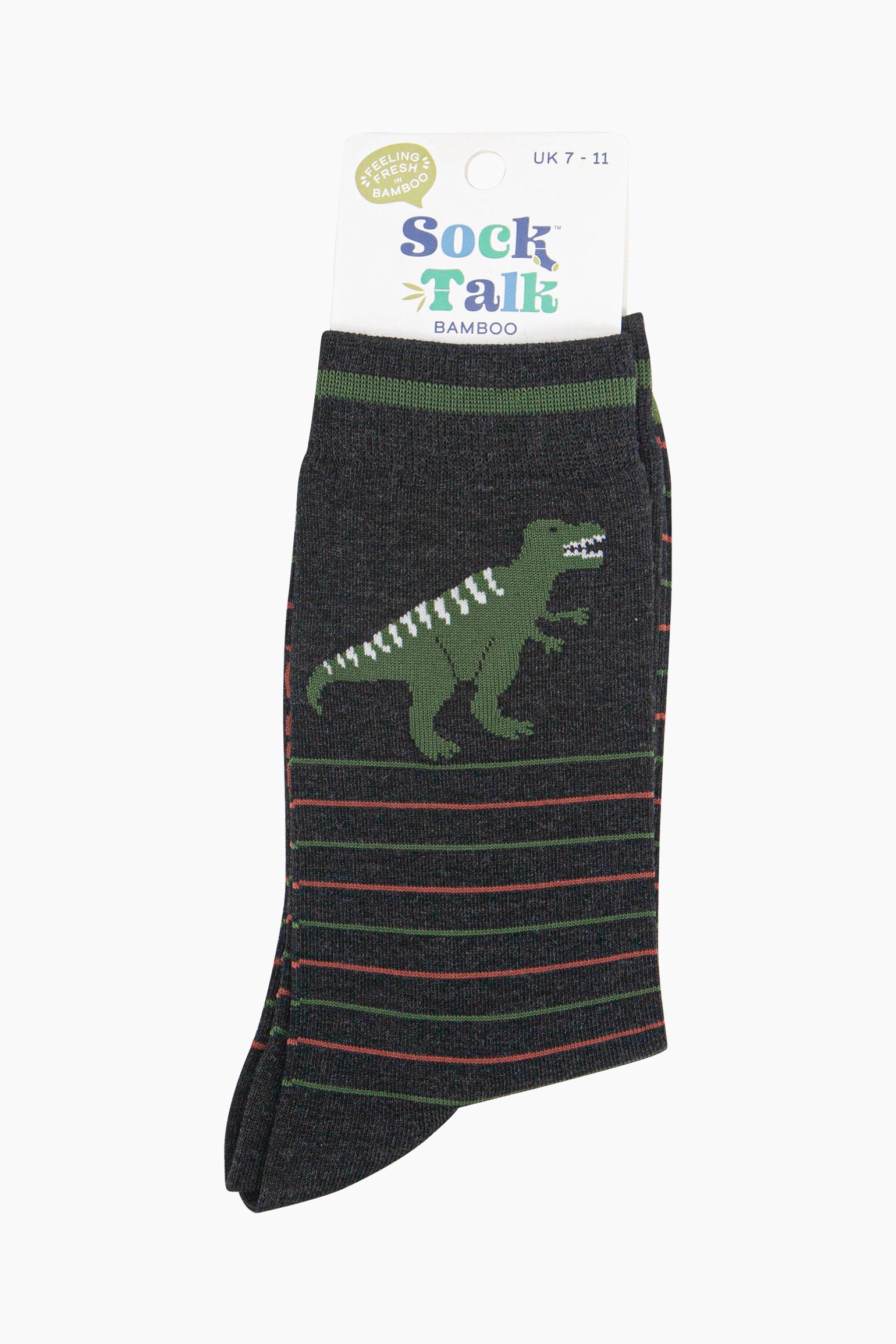 mens-bamboo-socks-black-t-rex-stripe-in-sock-talk-packaging-uk-size-7-11