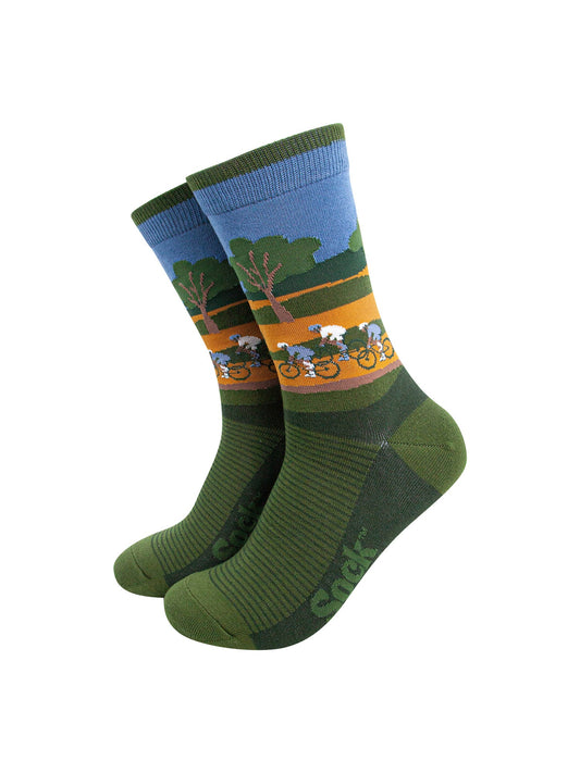 Summer-Cycling-Bamboo-Socks-in-Green-Mannequin