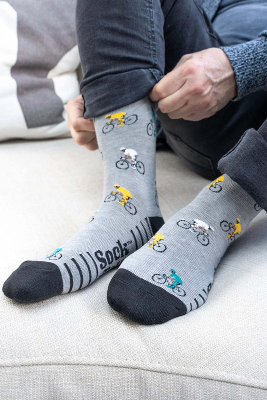 grey-and-black-bike-print-bamboo-socks