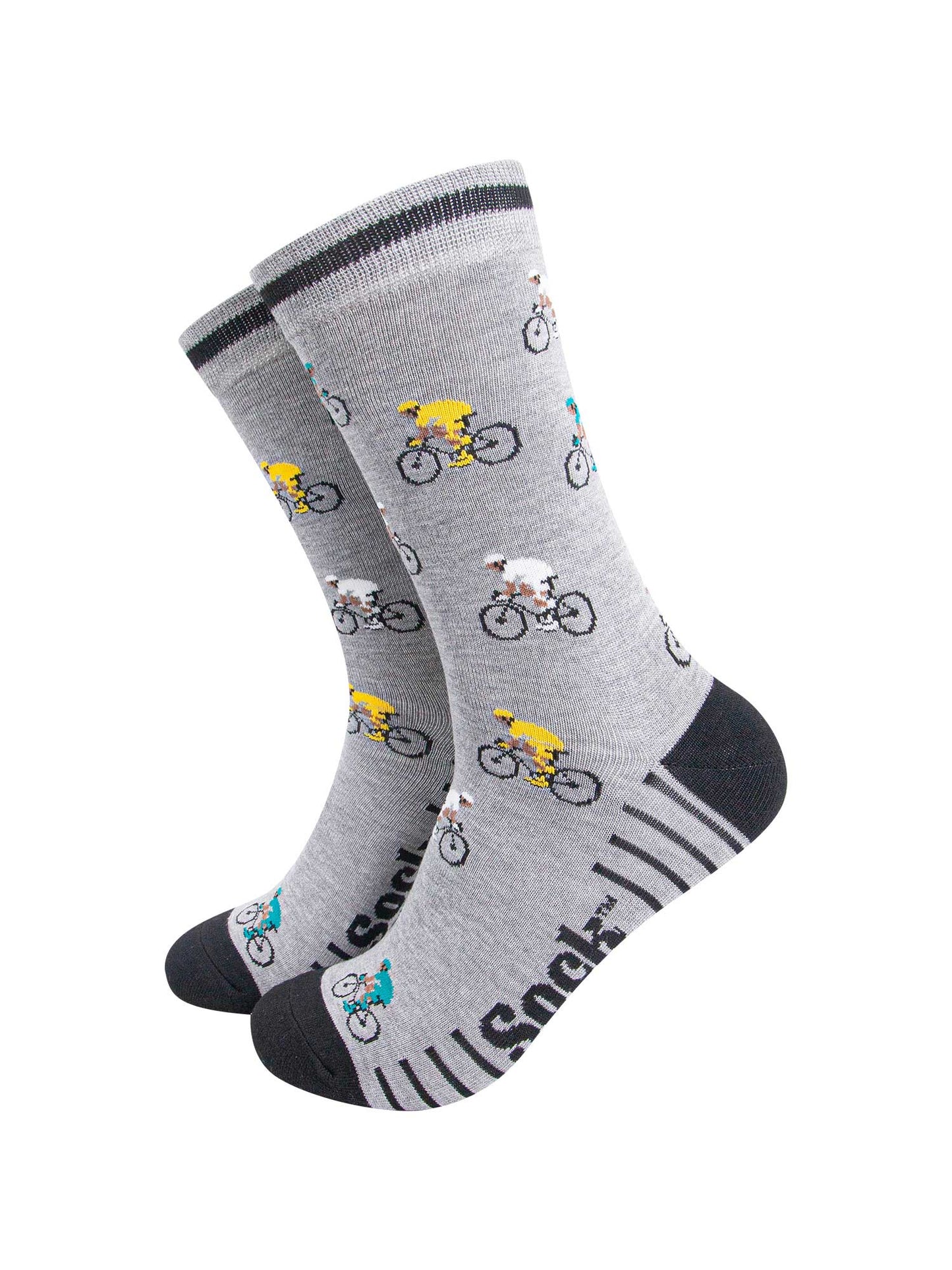 mens-bamboo-socks-grey-marl-black-mountain-bikes-cycling