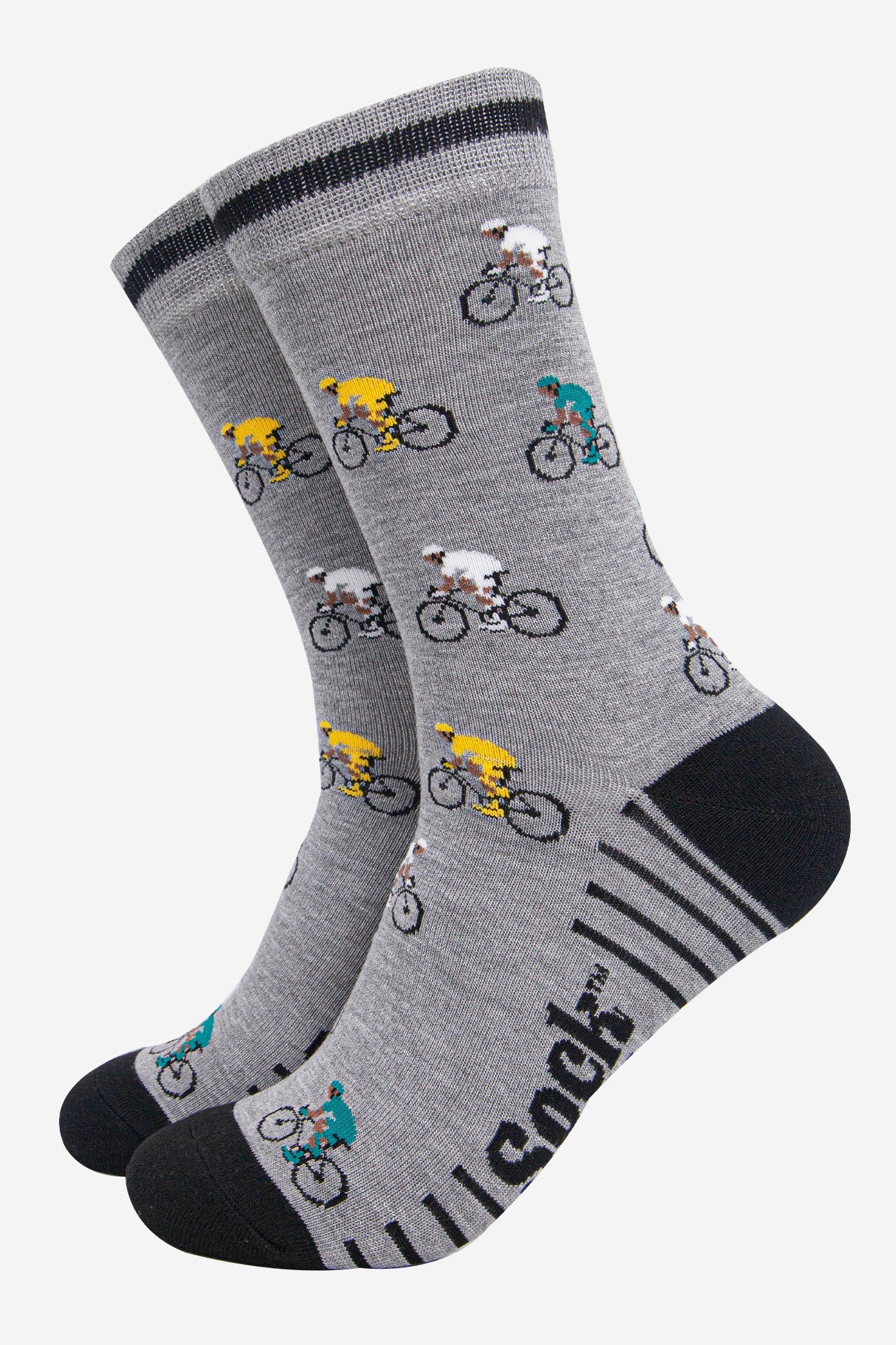 mens-socks-gift-box-green-mountain-bike-yellow-jersey