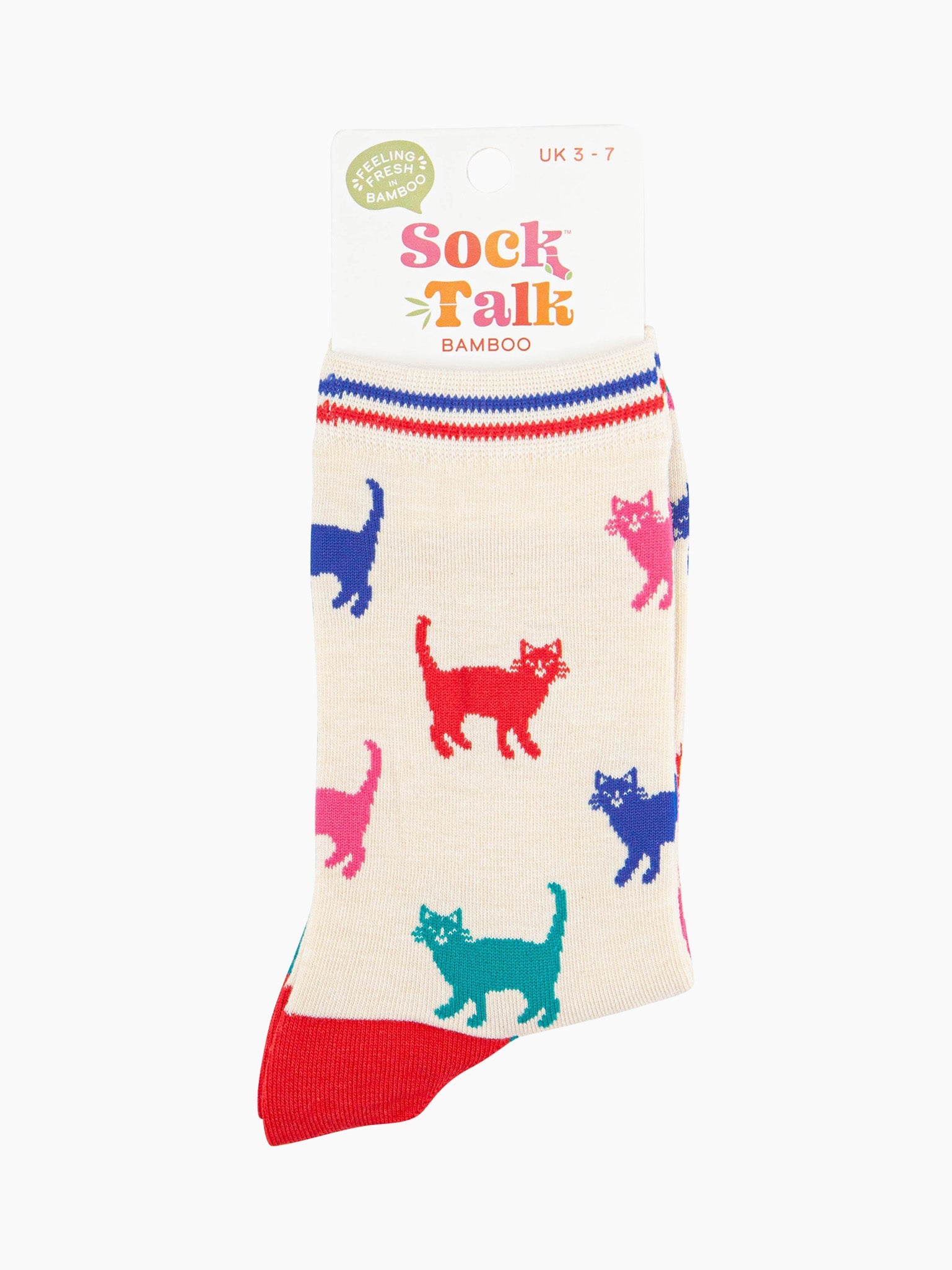 womens-bamboo-socks-cream-multi-cats-in-sock-talk-packaging-uk-size-3-7
