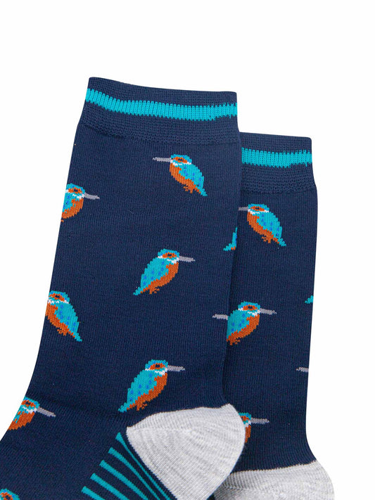 mens-bamboo-socks-navy-blue-light-grey-kingfishers-close-up