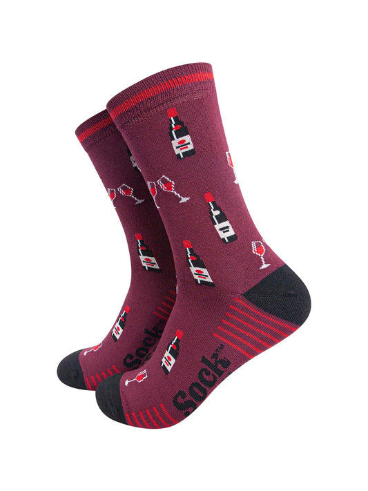 mens-bamboo-socks-burgundy-black-red-wine-bordeaux