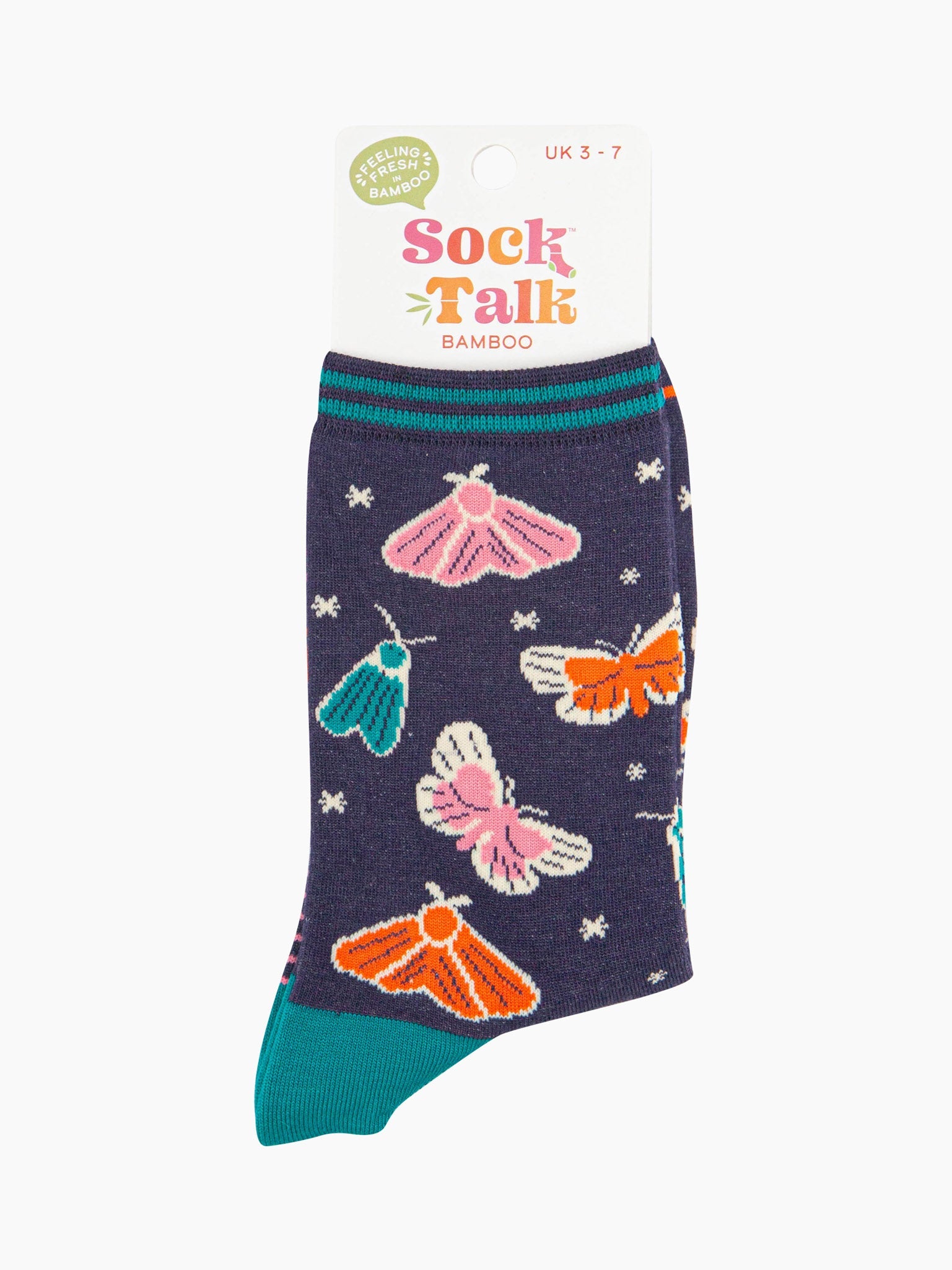 womens-bamboo-socks-navy-moths-and-stars-in-sock-talk-packaging-uk-size-3-7