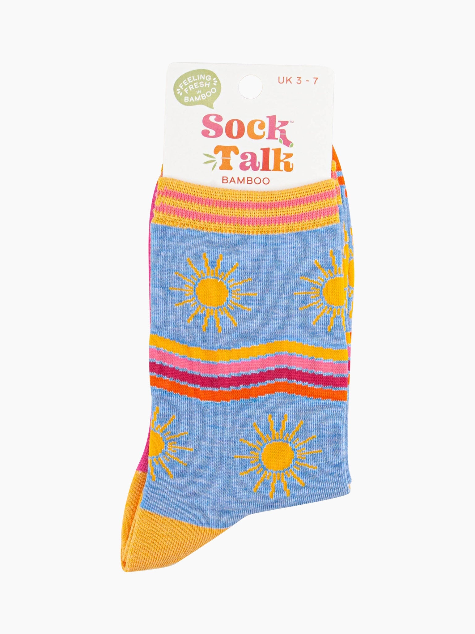 womens-bamboo-socks-blue-sunshine-wavy-stripes-in-sock-talk-packaging-uk-size-3-7