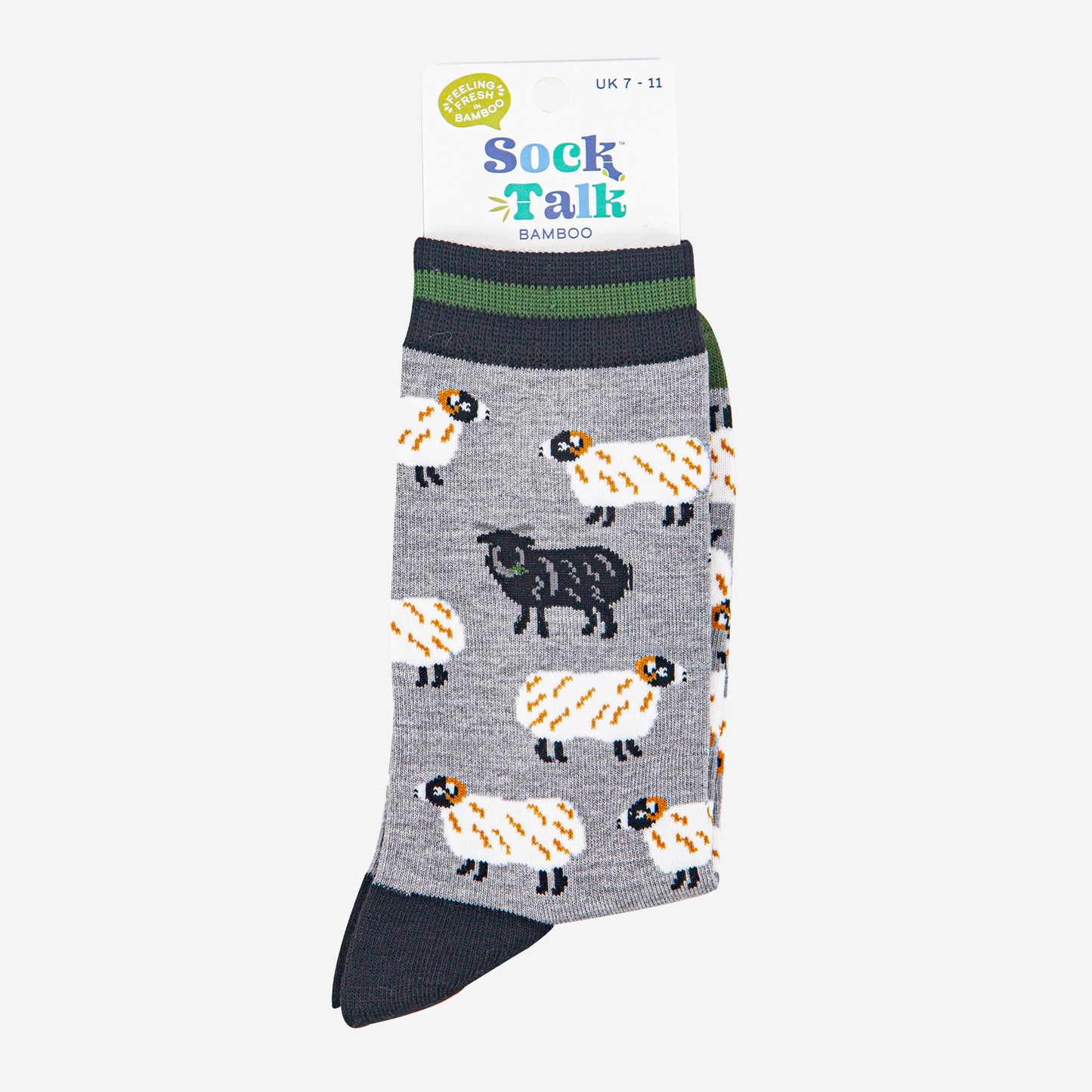 mens-bamboo-socks-grey-marl-green-black-sheep-in-sock-talk-packaging