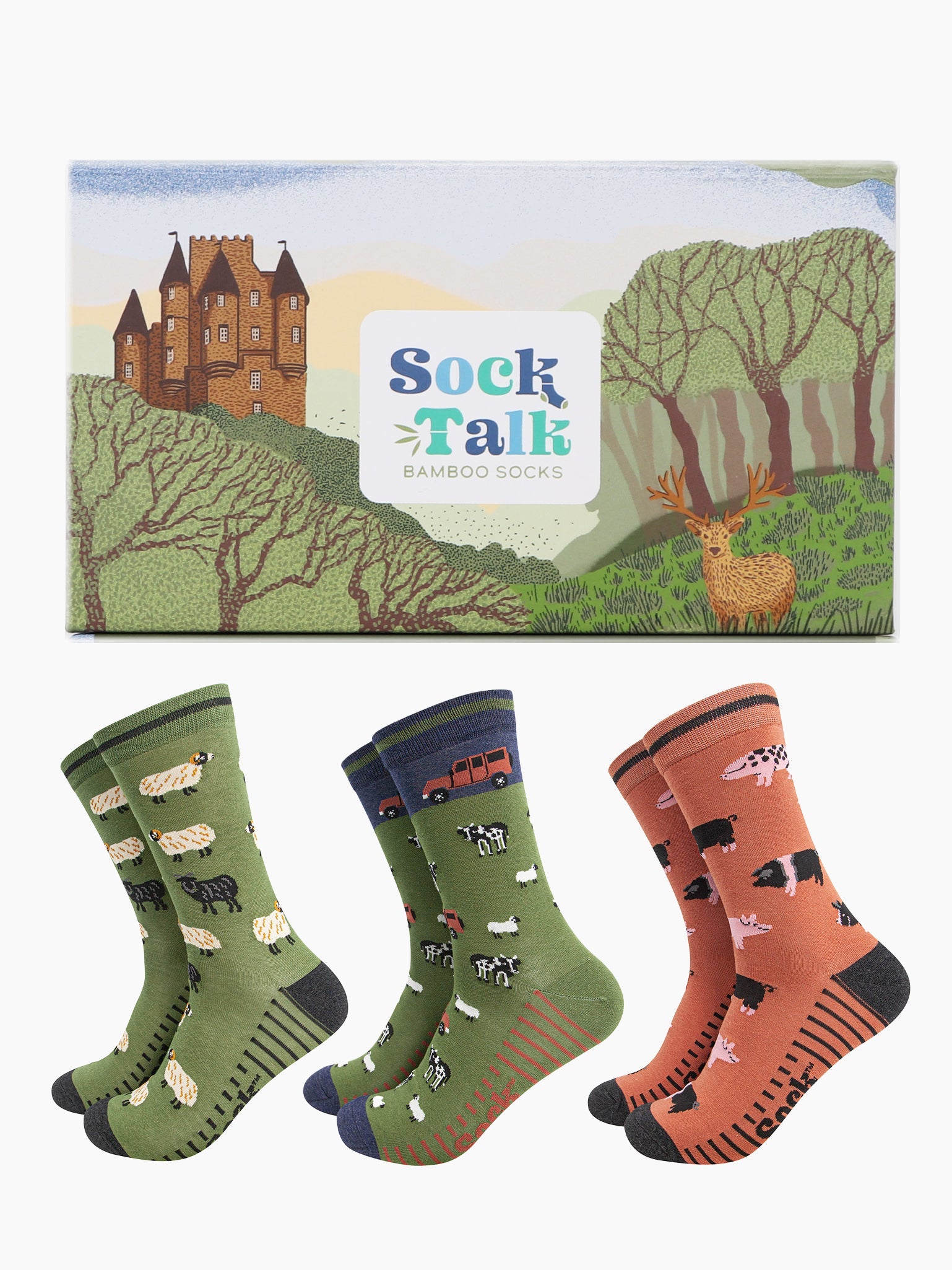 mens-bamboo-socks-gift-box-farm-animals-three-pairs-dress-socks