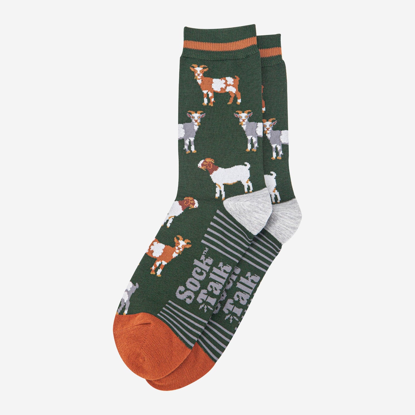 mens-bamboo-socks-khaki-tan-goats-laying-flat