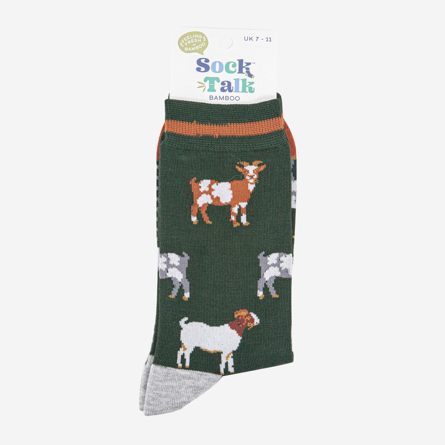 mens-bamboo-socks-khaki-tan-goats-in-sock-talk-packaging