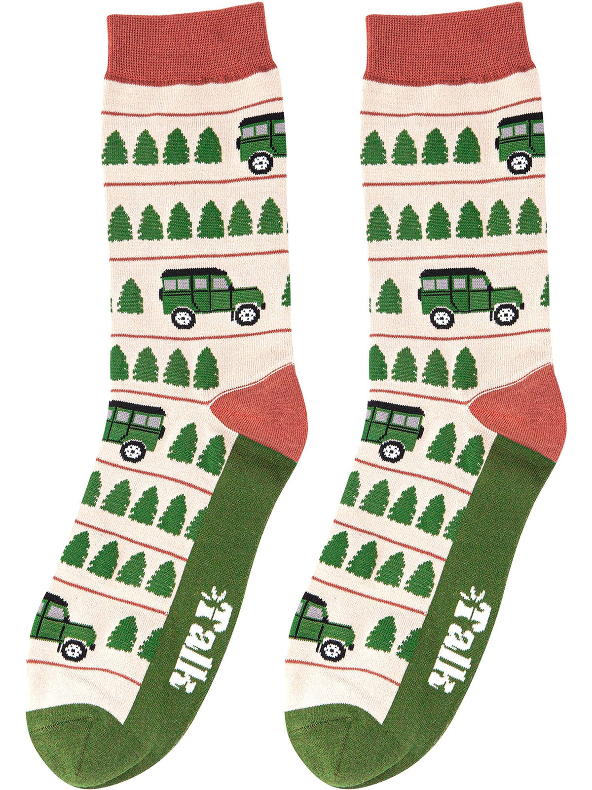 Off-Roader-Bamboo-Crew-Socks-Christmas-Cracker-Gift-Box-in-Cream