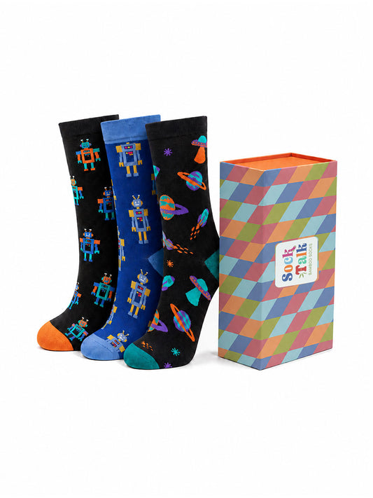 mens-socks-gift-box-black-retro-sci-fi