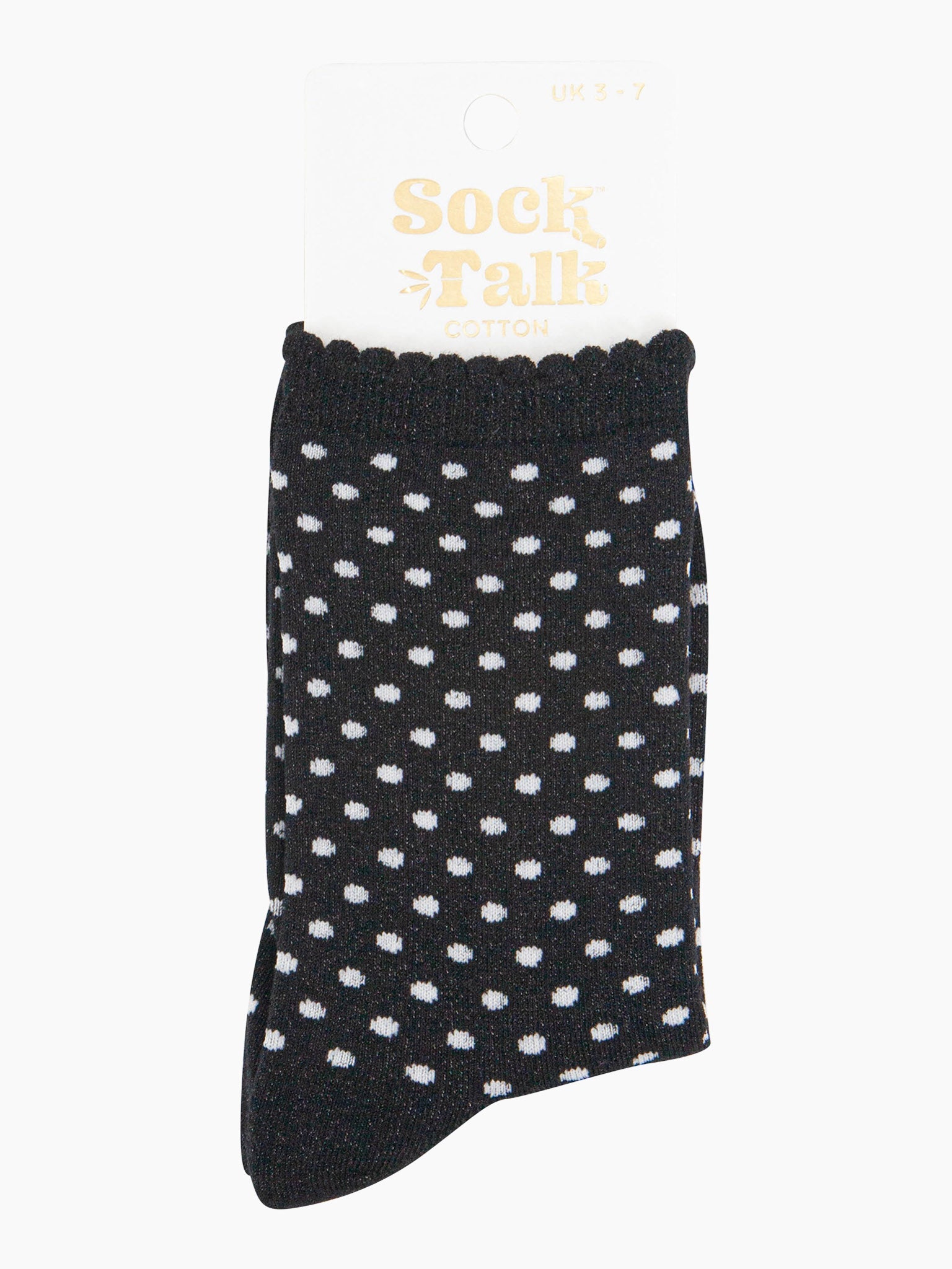 womens-glitter-socks-black-white-polka-dots-in-sock-talk-packaging-uk-size-3-7