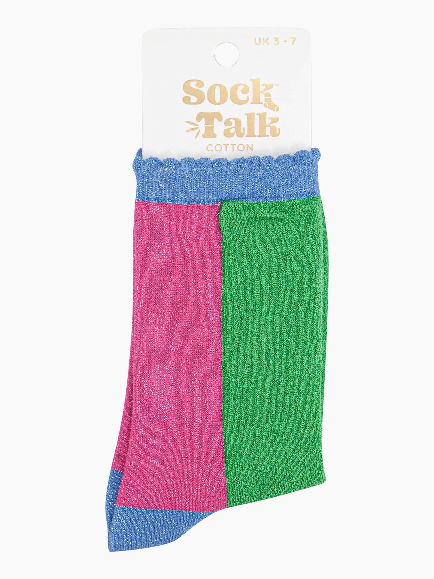 womens-glitter-socks-lime-hot-pink-colour-block-in-sock-talk-packaging-uk-size-3-7