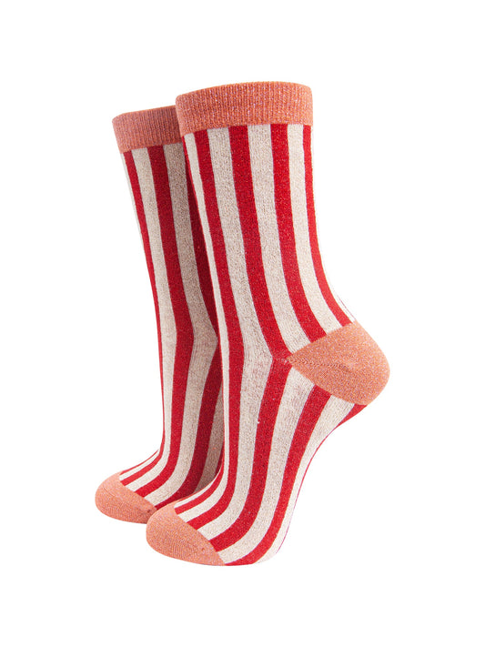 Stripes-Combed-Cotton-Glitter-Socks-in-Red-Orange-mannequin