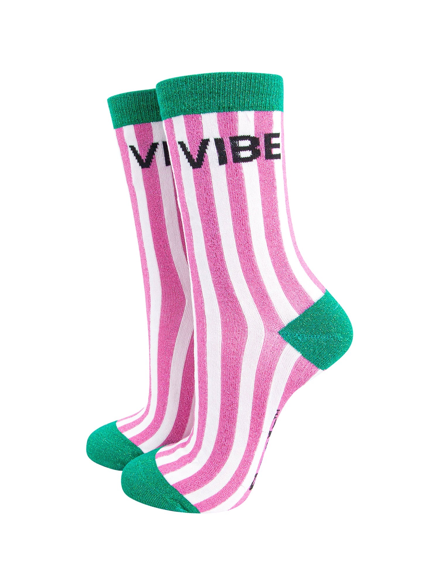 Vibe-Combed-Cotton-Glitter-Socks-in-Green-mannequin