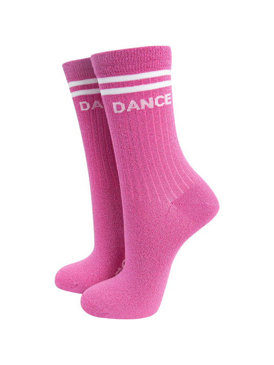 Dance-Combed-Cotton-Glitter-Socks-in-Hot-Pink-mannequin