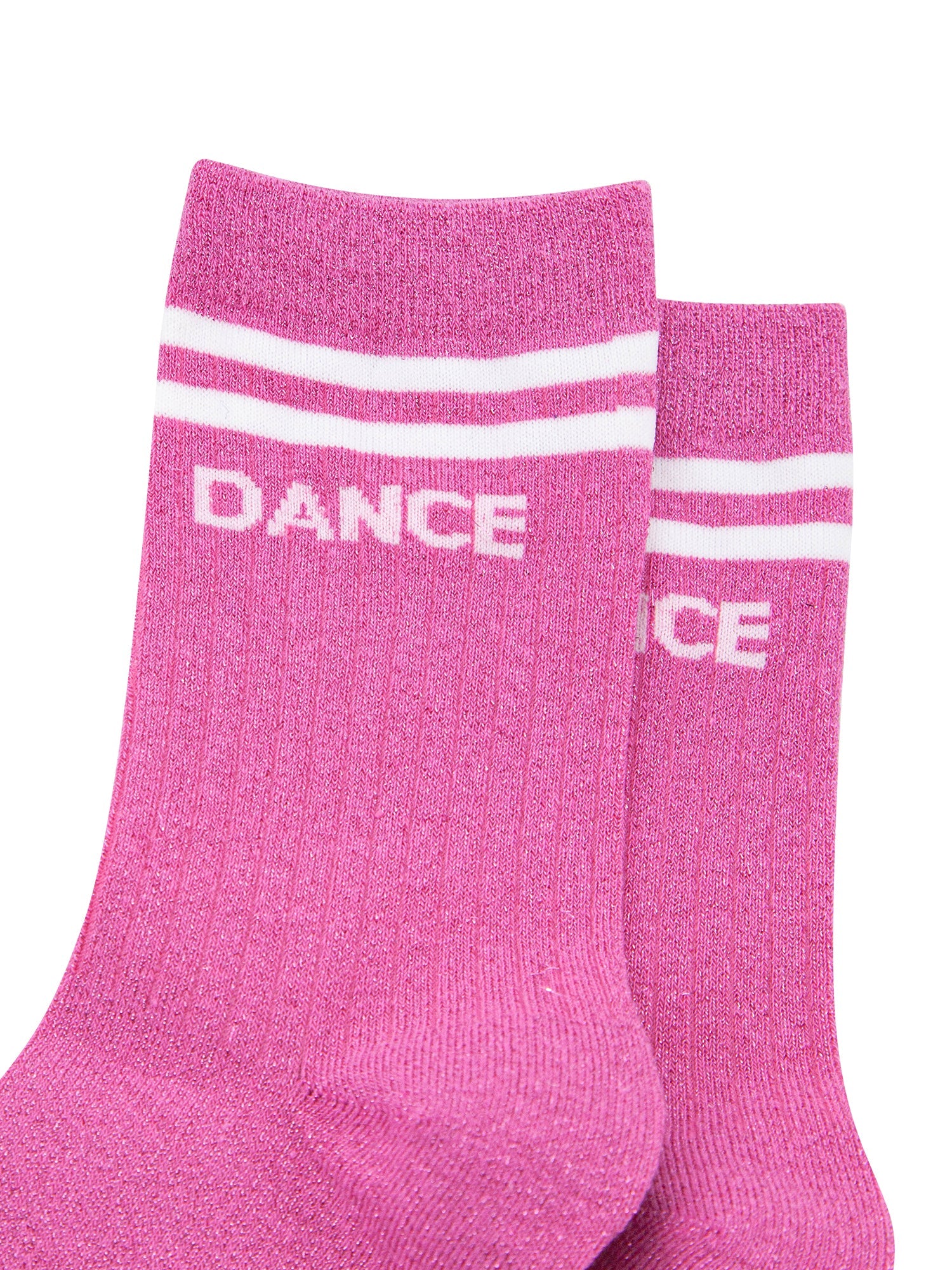 Dance-Combed-Cotton-Glitter-Socks-in-Hot-Pink-close-up