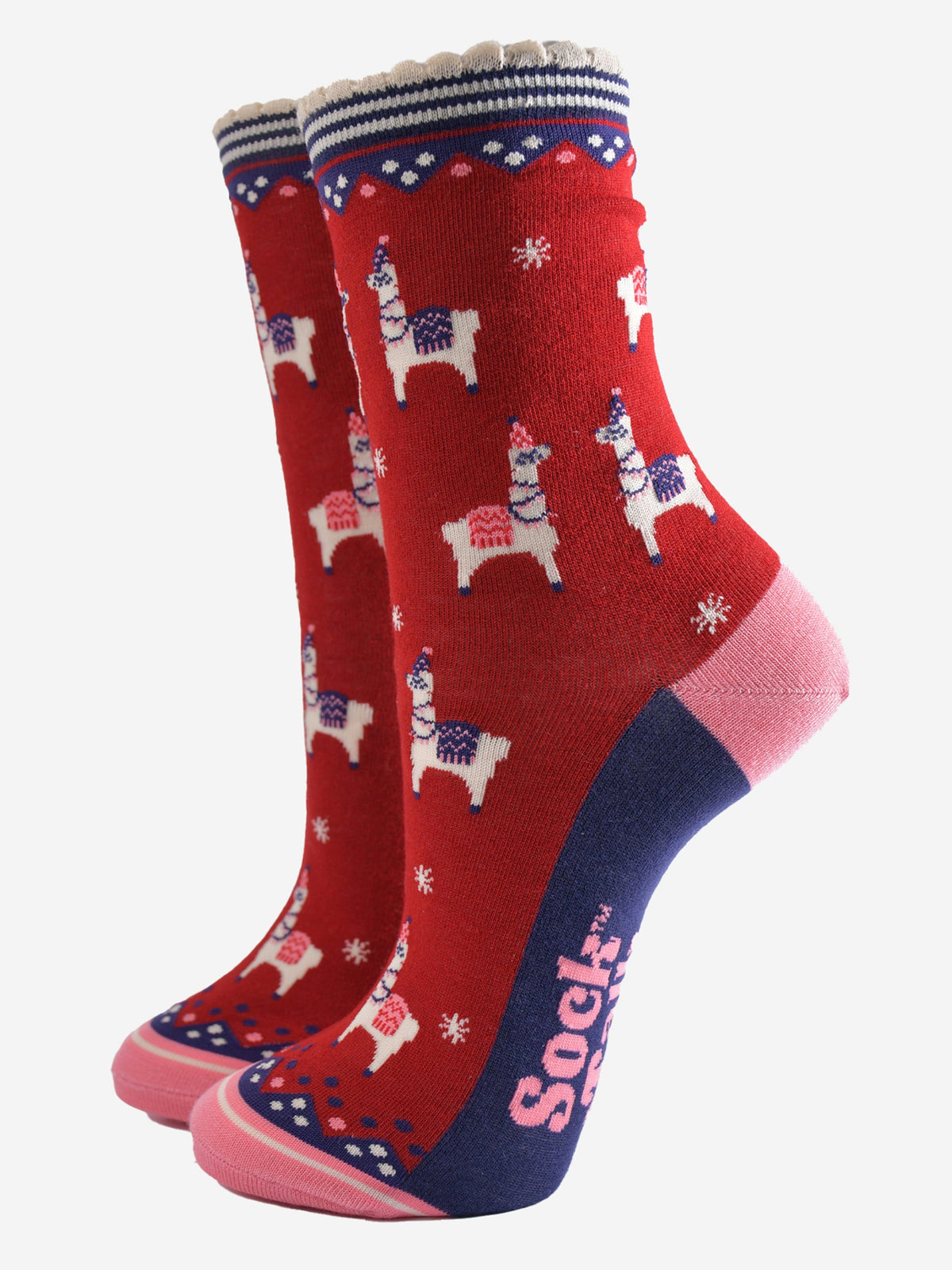 4-Pair-Party-Animals-Bamboo-Crew-Socks-Festive-Gift-Set-in-Multi