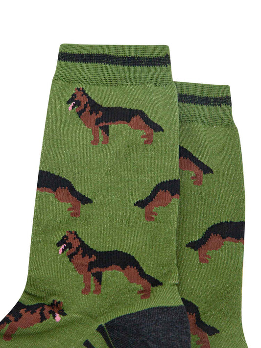 mens-bamboo-socks-green-alsatian-german-shepherd-close-up-standing-dogs