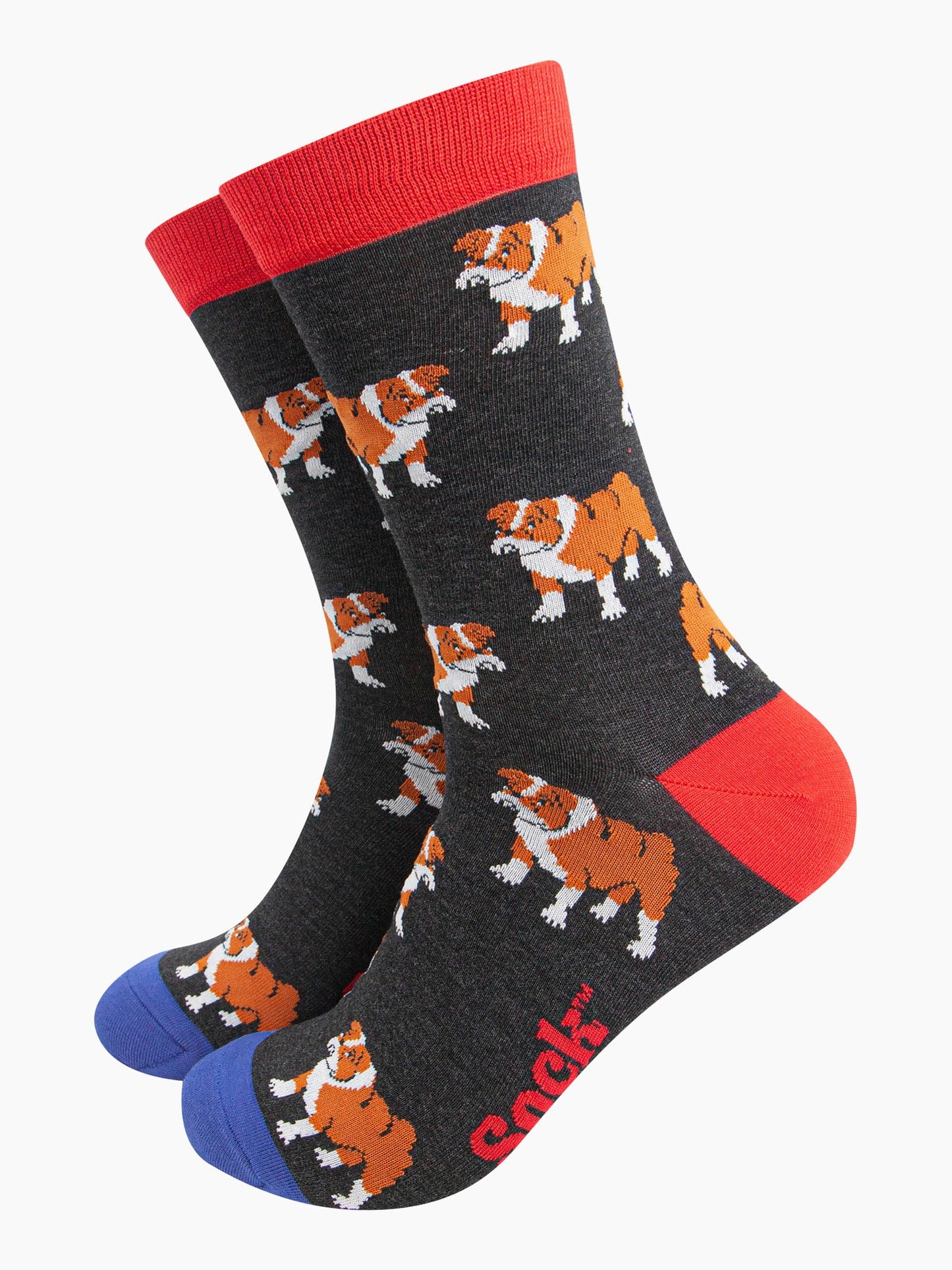 mens-bamboo-socks-black-bulldog-pattern-repeating-dogs