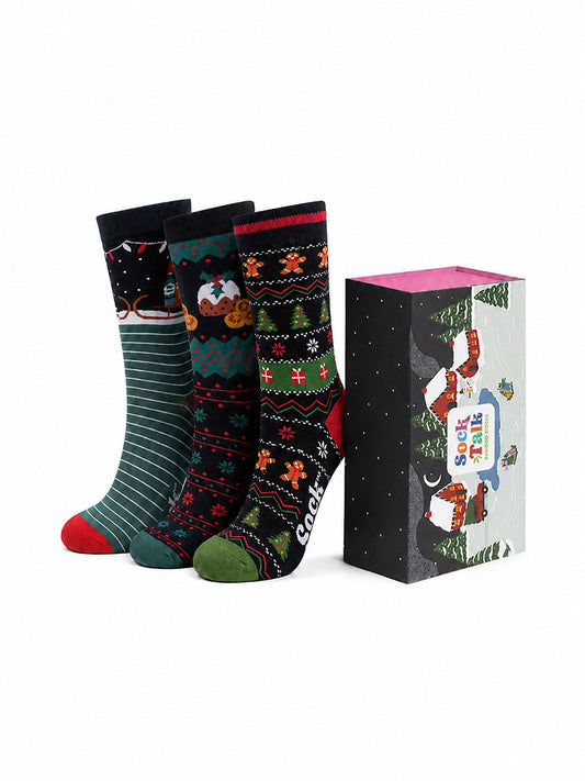 mens-socks-gift-box-black-christmas-food-xmas
