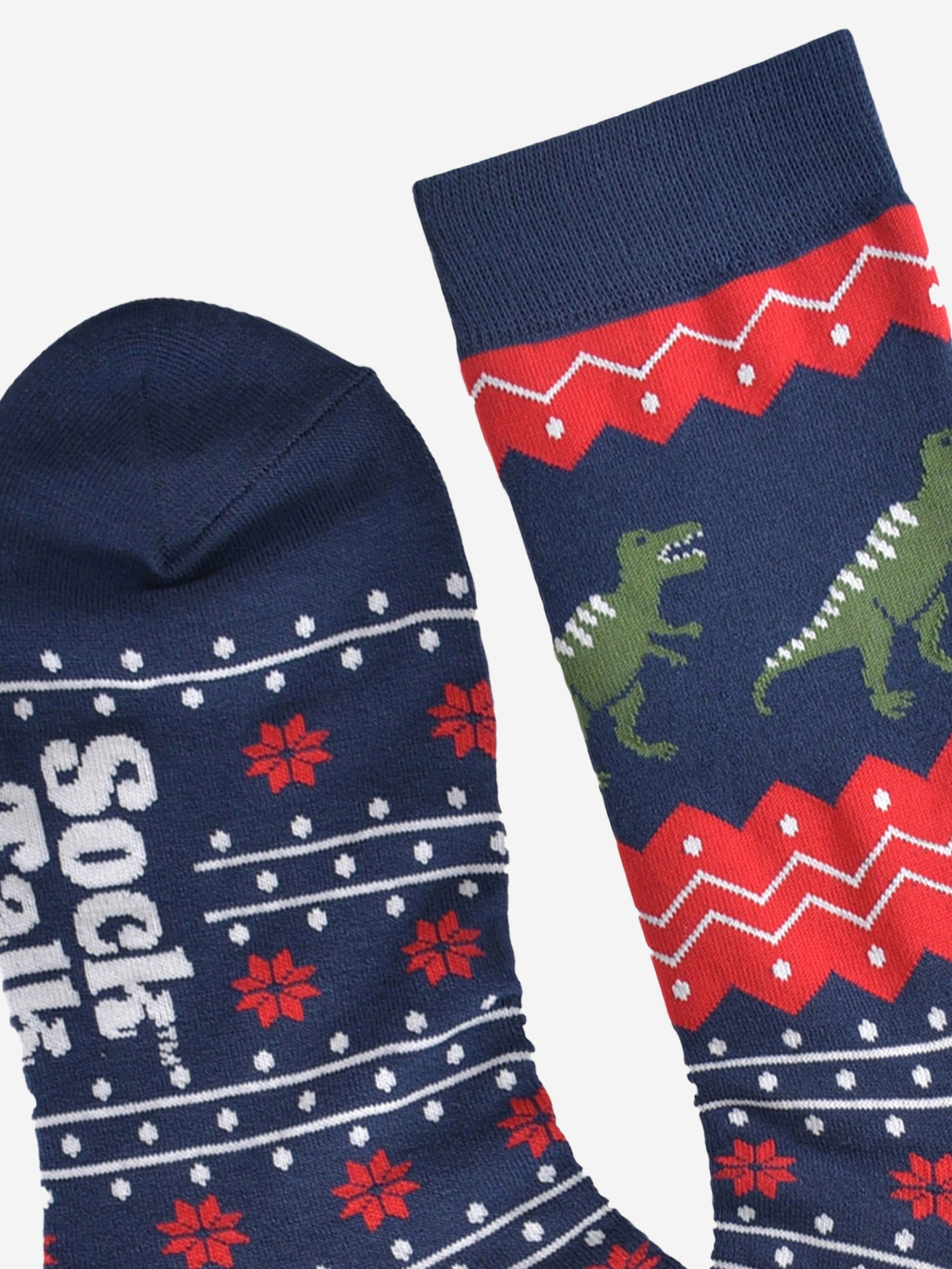 close up of the cuff and toe of the socks, both are navy blue in keeping with the colour of the dress socks