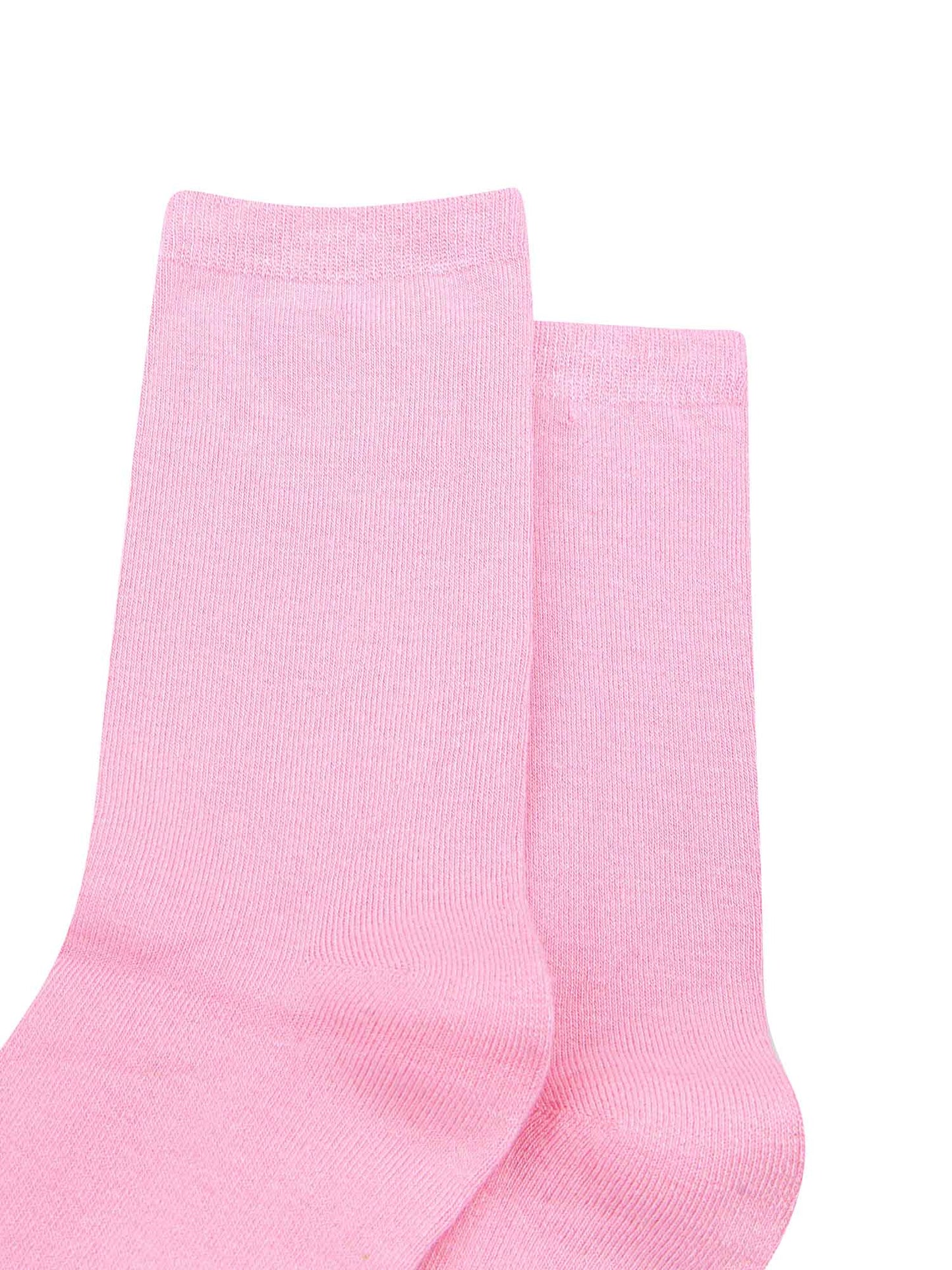 plain pink bamboo ankle socks