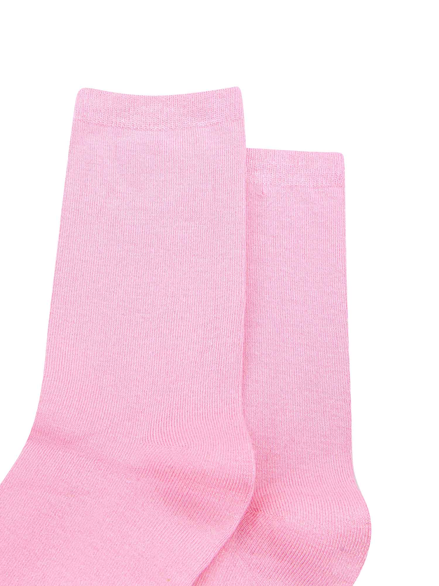 plain pink bamboo ankle socks