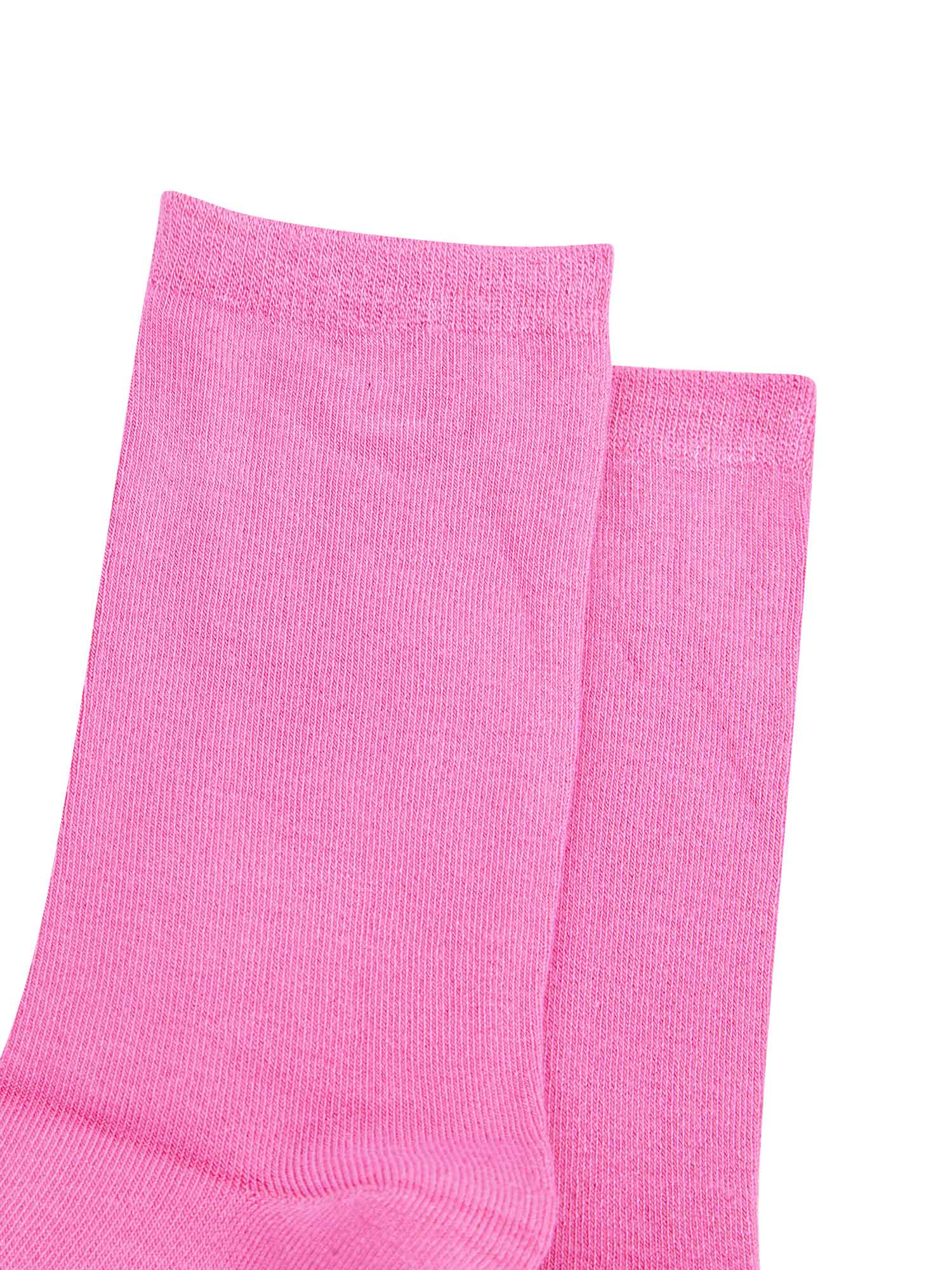 womens plain hot pink bamboo ankle socks