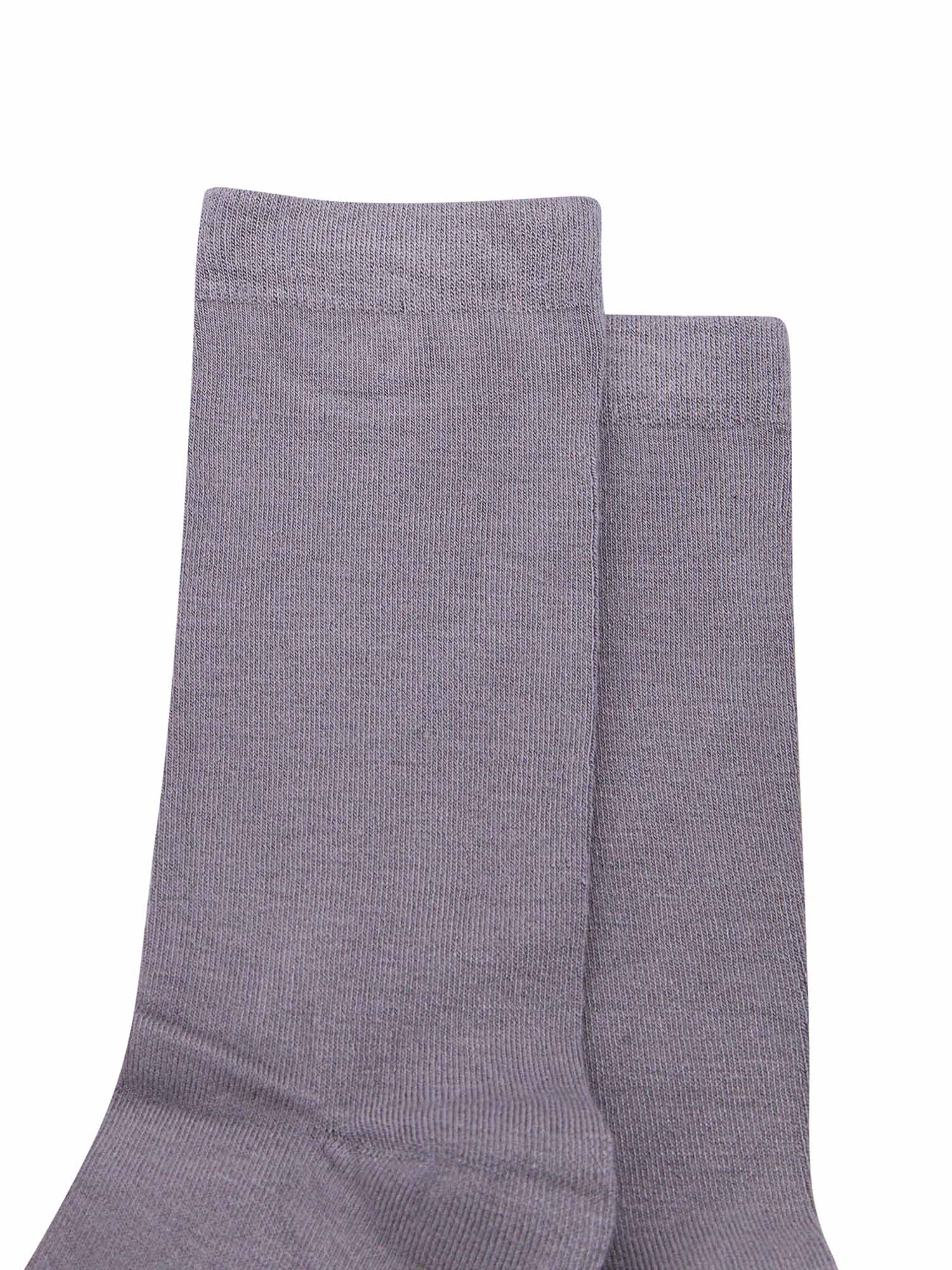 close up of the plain grey socks