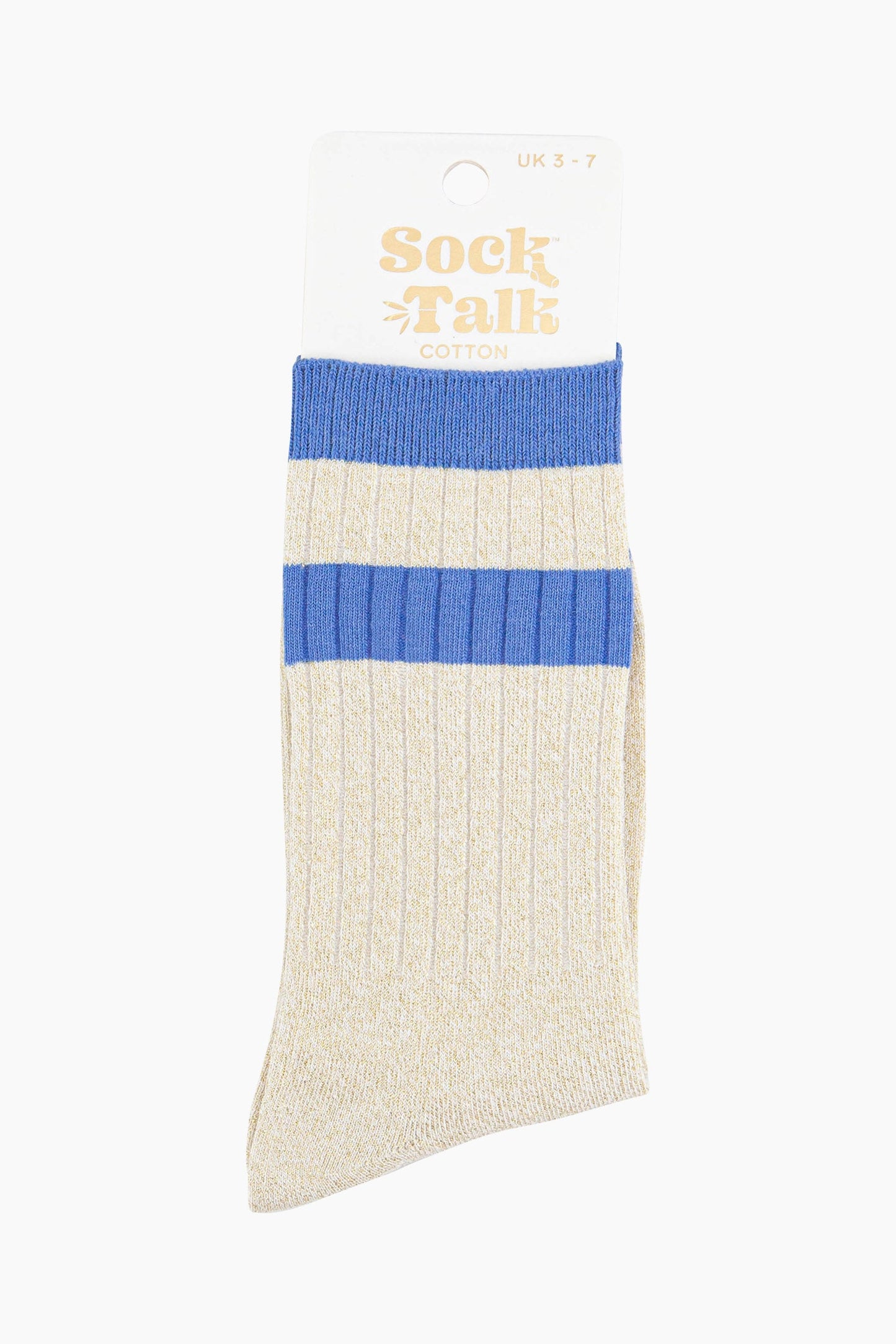 womens-glitter-socks-cream-denim-blue-striped-cuff-in-sock-talk-packaging-uk-size-3-7