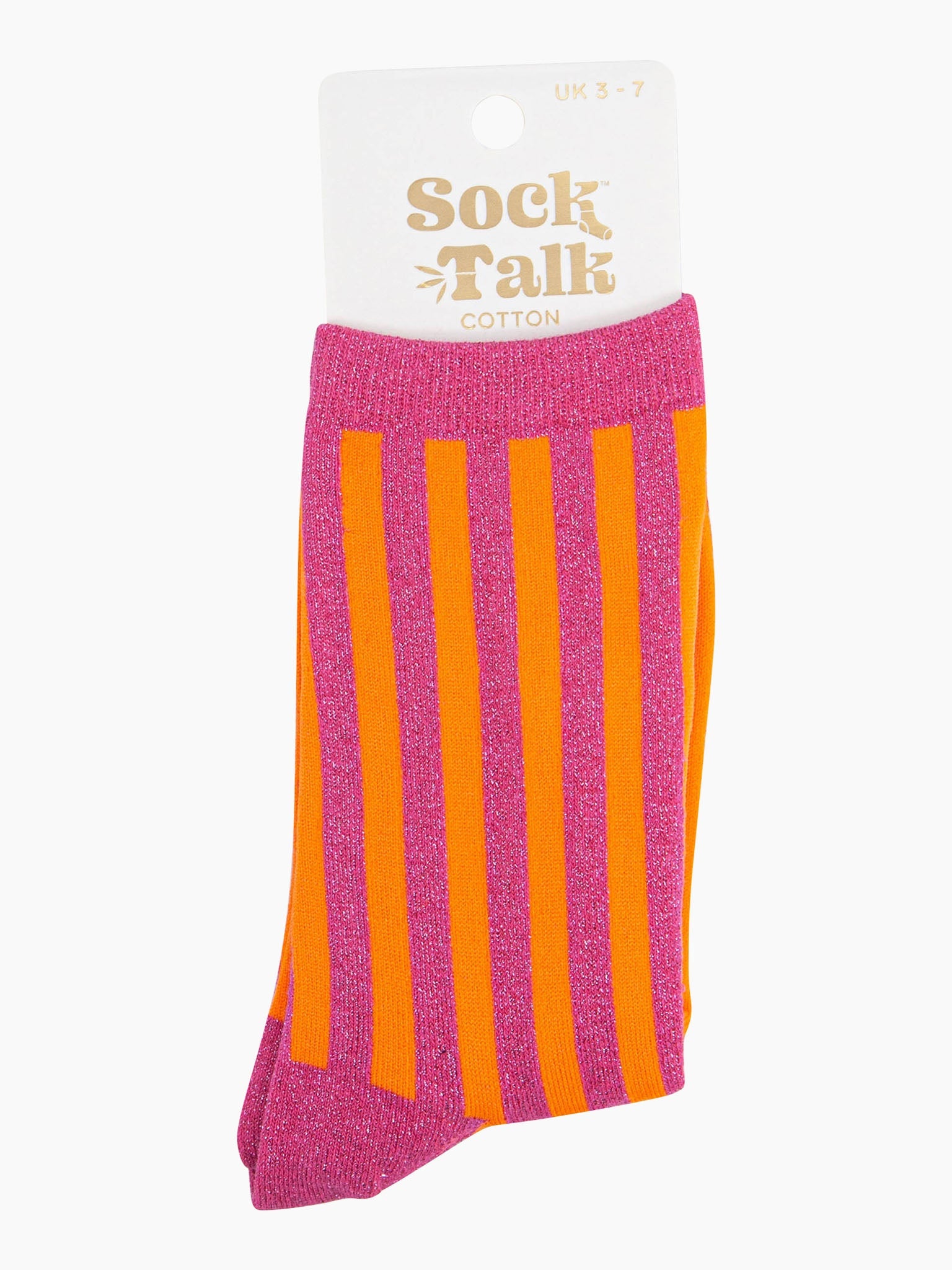 womens-glitter-socks-hot-pink-orange-stripes-in-sock-talk-packaging-uk-size-3-7