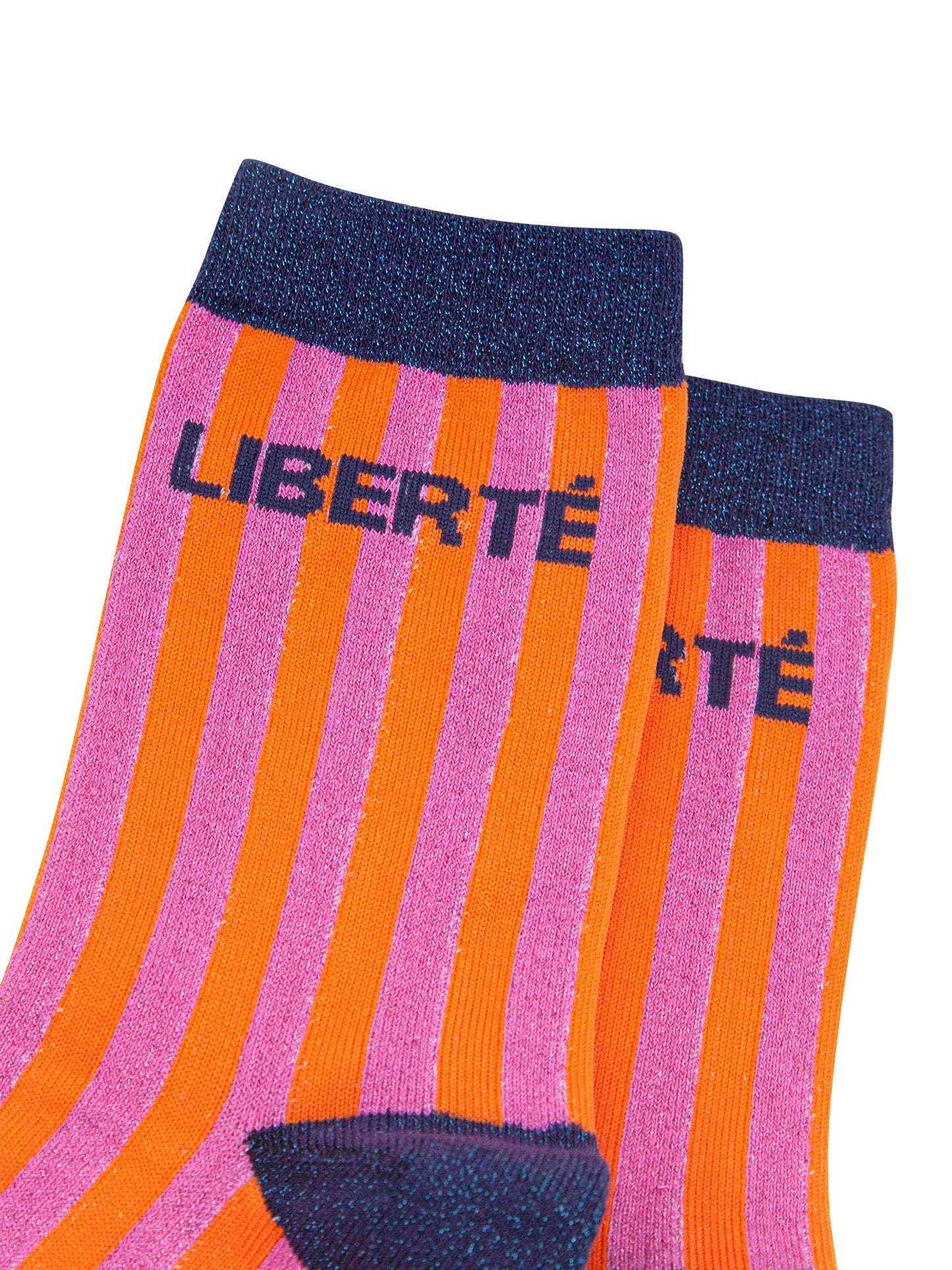 Liberte-Stripes-Combed-Cotton-Glitter-Socks-in-Pink-Blue-close-up