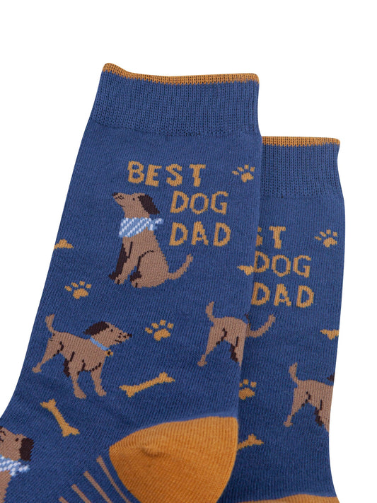 Best-Dog-Dad-Combed-Cotton-Socks-in-Denim-Blue-Close-Up