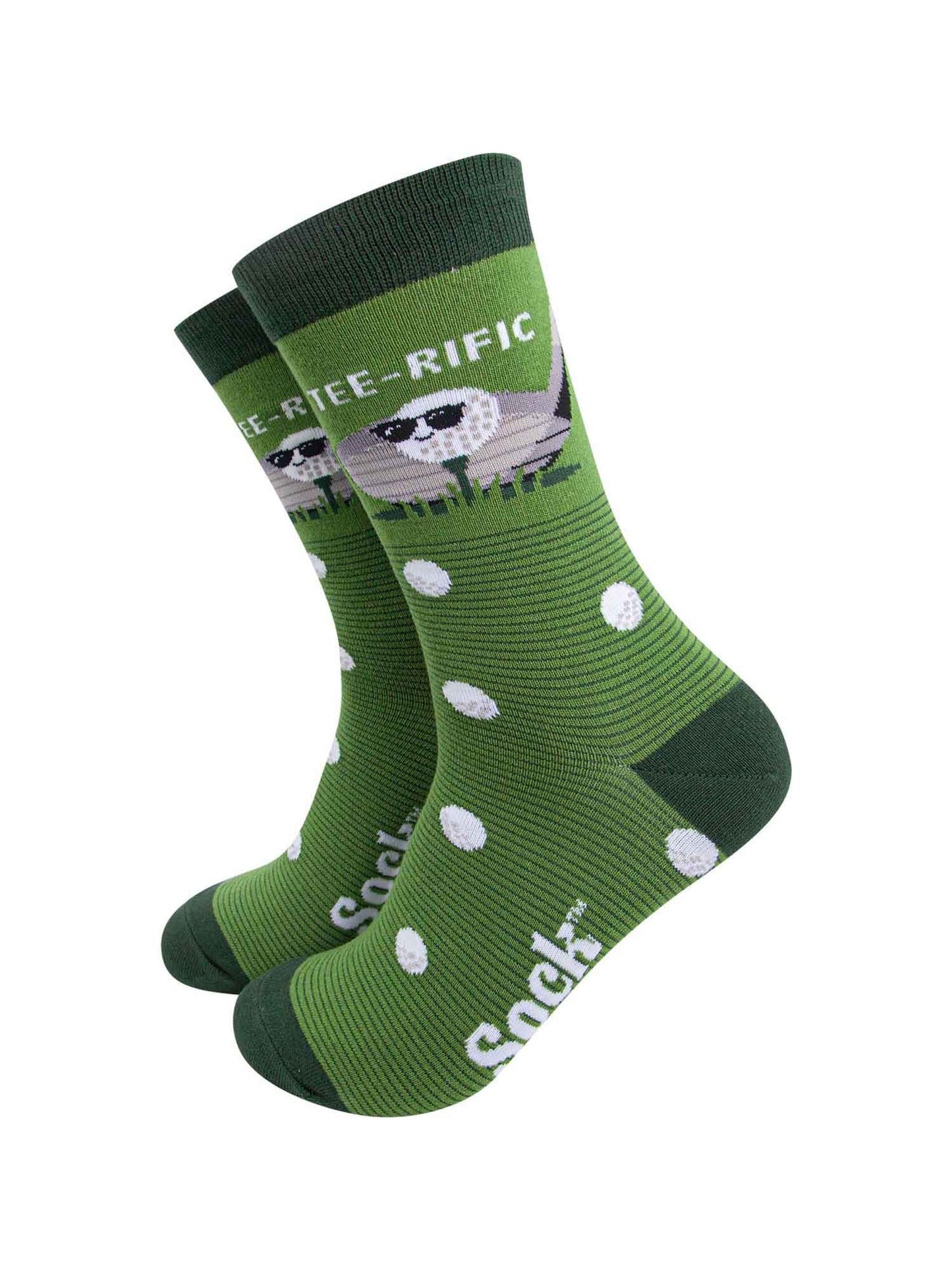 mens-combed-cotton-crew-socks-green-teerific-golf-funny