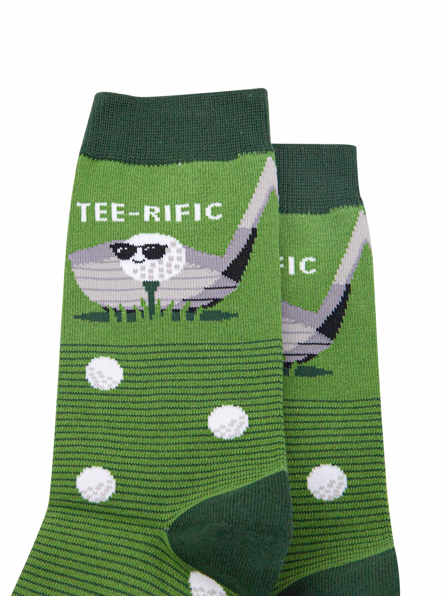 mens-combed-cotton-crew-socks-green-teerific-golf-close-up