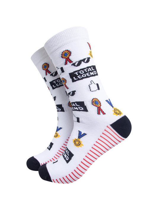 Total-Legend-Combed-Cotton-Socks-in-White-On-Mannequin