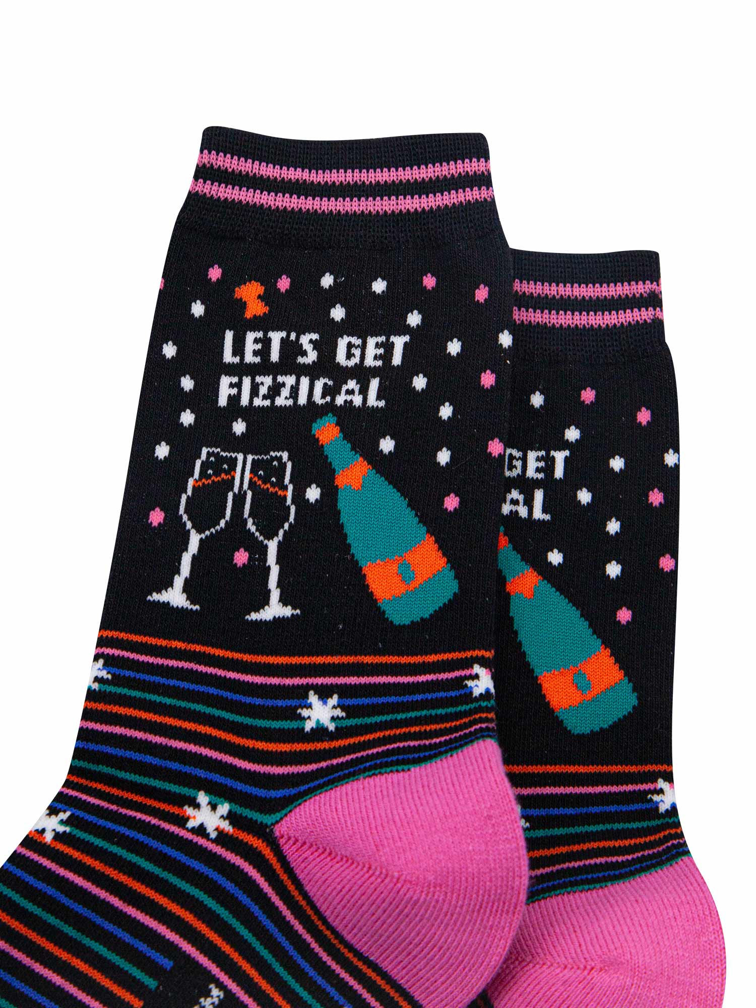 womens-combed-cotton-ankle-socks-black-get-fizzical-close-up