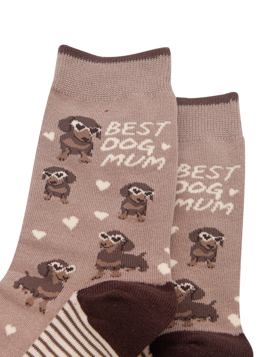 Best-Dog-Mum-Combed-Cotton-Socks-in-Beige-Close-Up