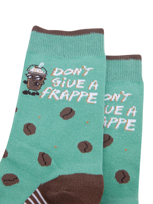 Dont-Give-a-Frappe-Combed-Cotton-Socks-in-Mint-Green-Close-Up