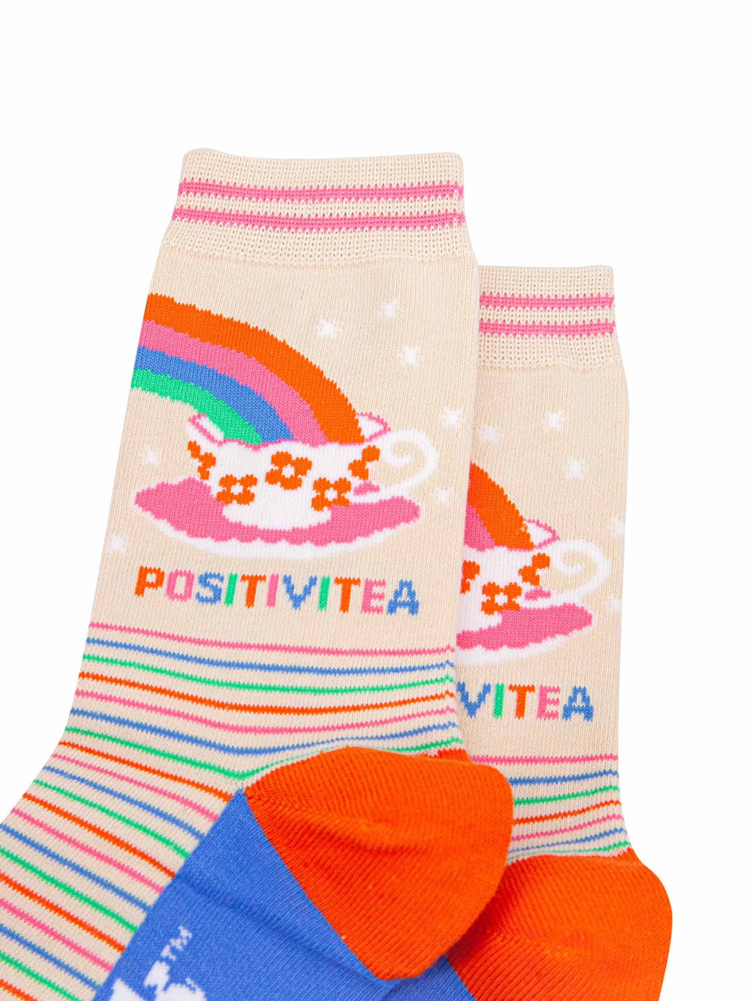 womens-combed-cotton-ankle-socks-cream-positivitea-close-up