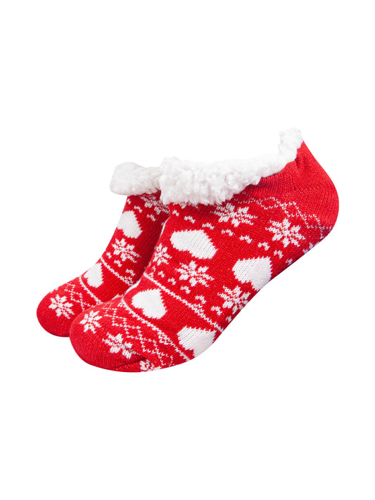 womens-short-slipper-socks-red-fair-isle-love-hearts
