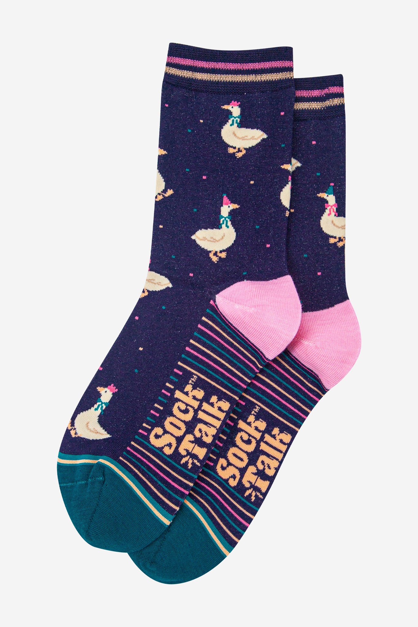 Silly Goose Bamboo Socks in a Christmas Cracker Gift Box
