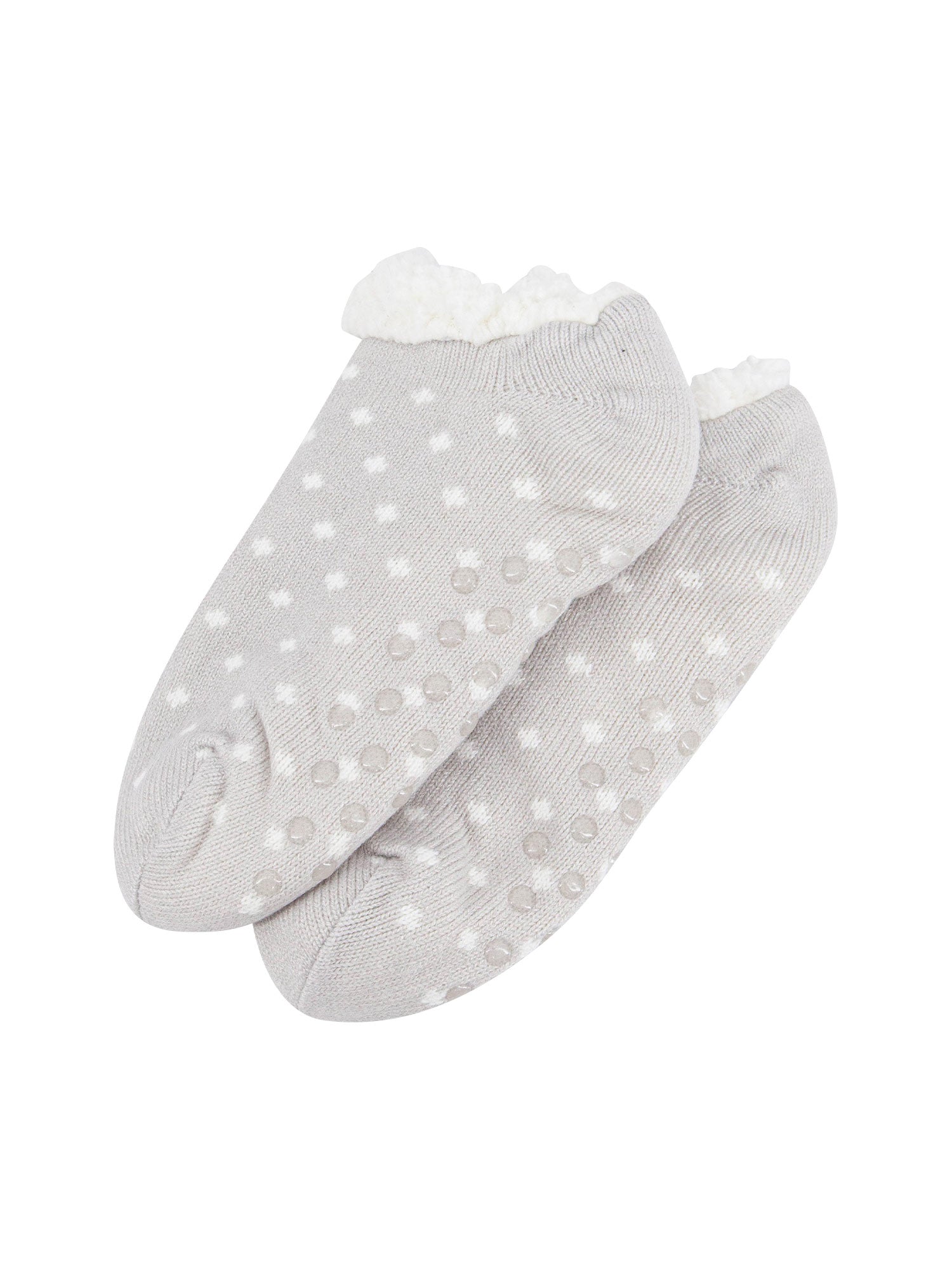 womens-short-slipper-socks-light-grey-spot-grip-soles