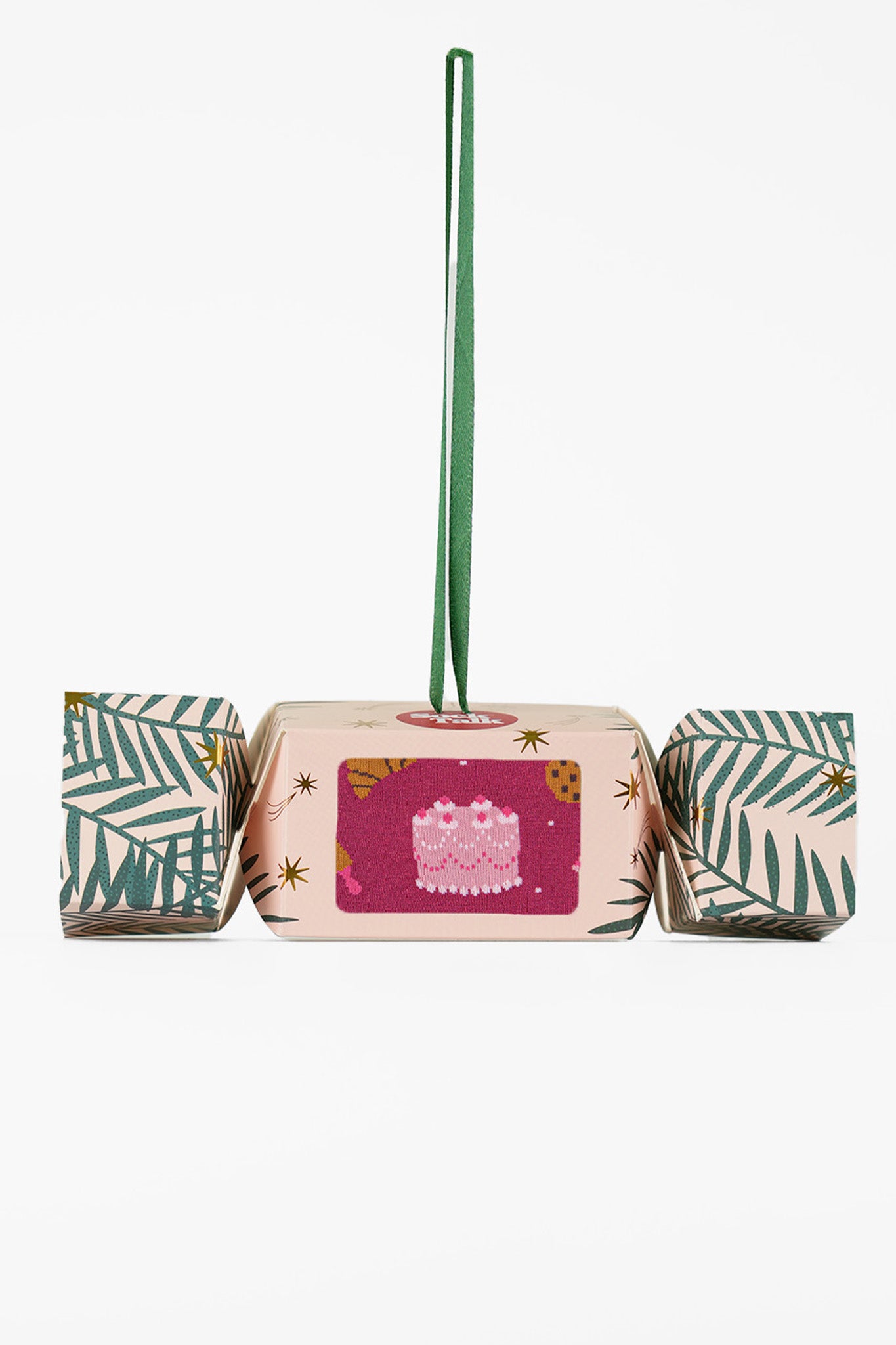 Baking Bamboo Socks in a Christmas Cracker Gift Box