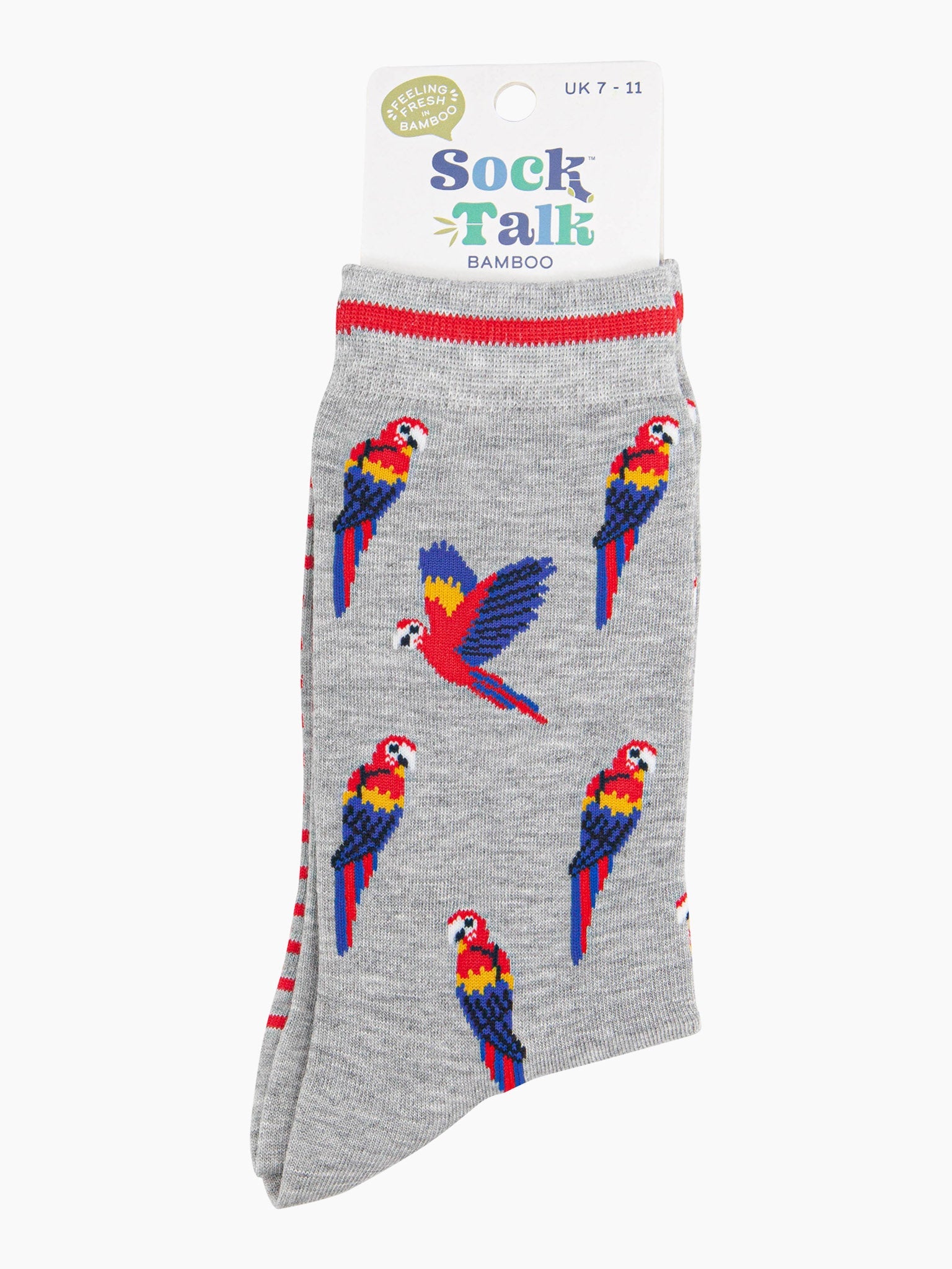 mens-bamboo-socks-grey-macaw-parrot-in-sock-talk-packaging-uk-size-7-11